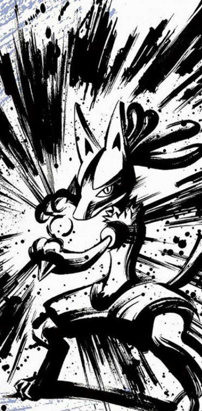 800x1622 4K Lucario Wallpaper