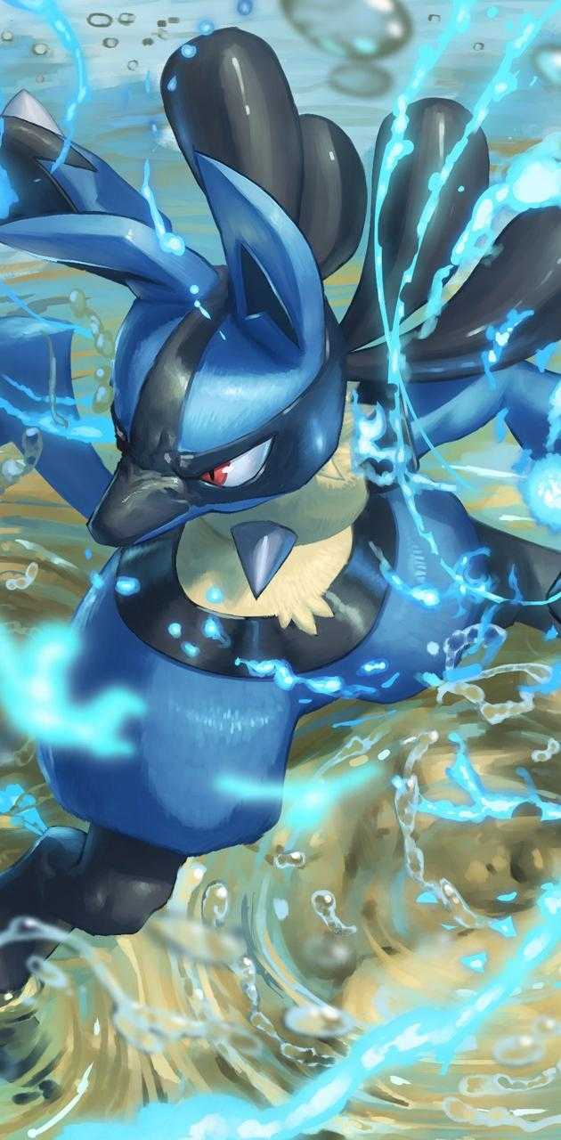 630x1280 Lucario Wallpaper