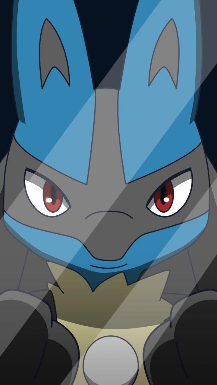 720x1280 All0412 ✪émon Mobile Wallpaper: Lucario #Shiny #Sinnoh #Fanart