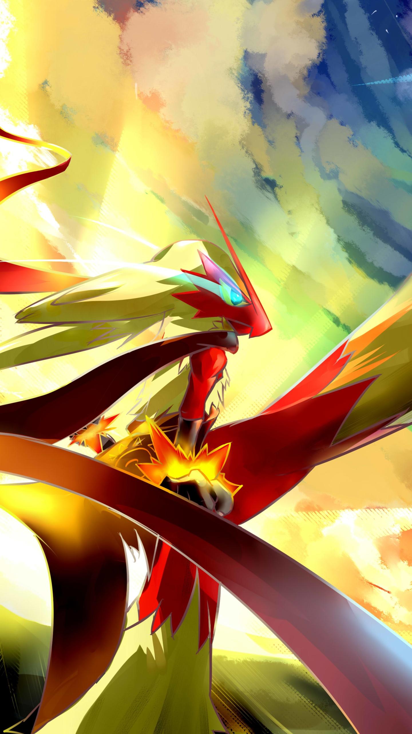 1440x2560 Wallpaper / Anime Pokémon Phone Wallpaper, Blaziken (Pokémon), Lucario (Pokémon), 1440x2560 free download