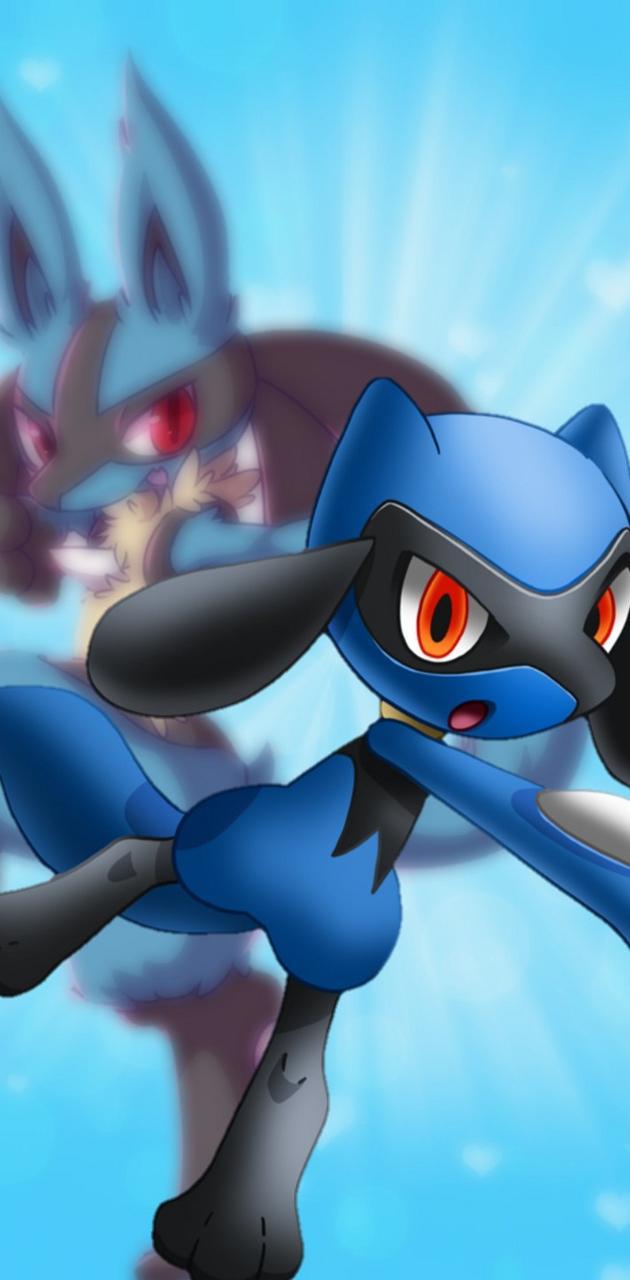 630x1280 Riolu Lucario Wallpaper