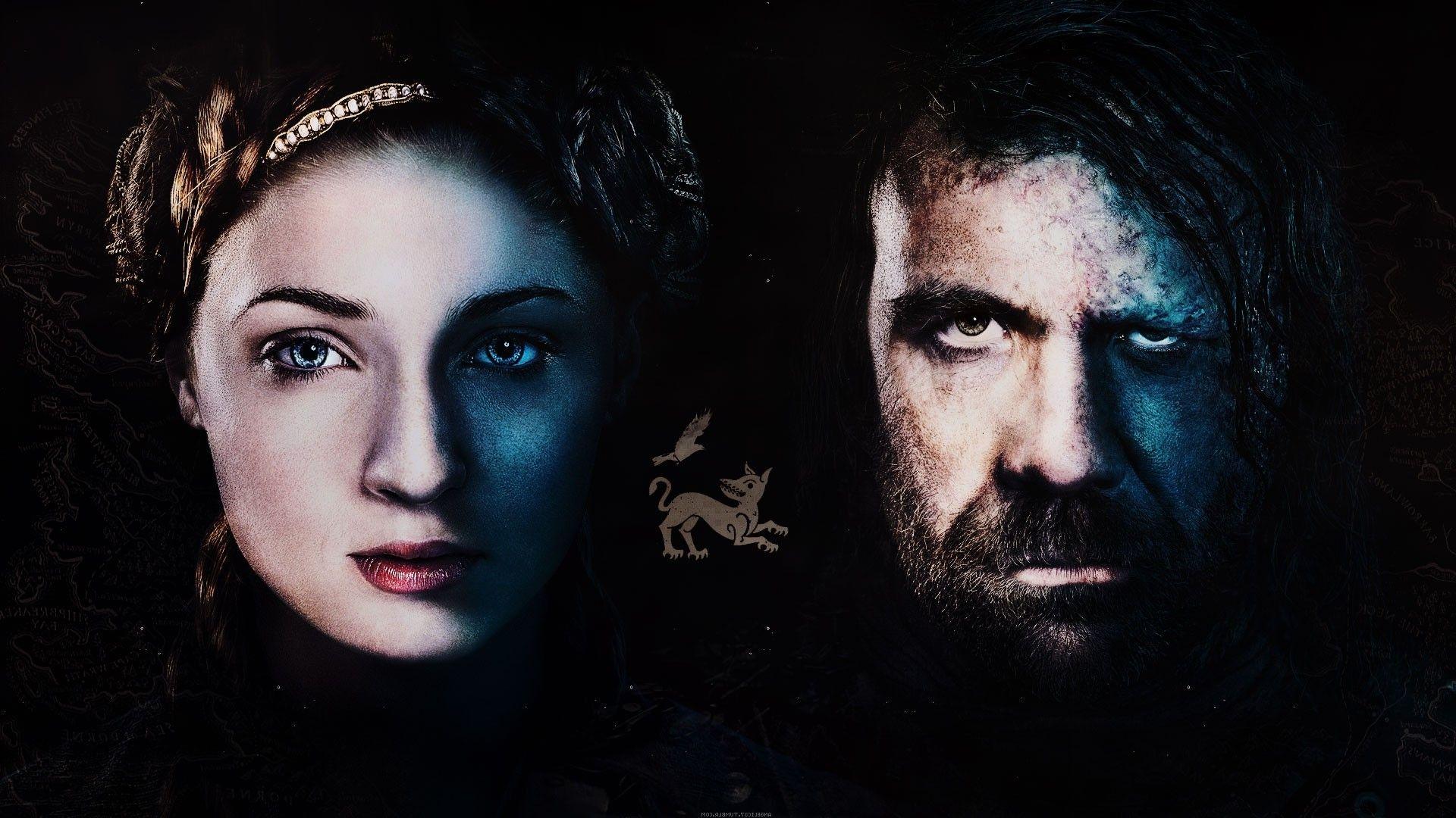 1920x1080 game of thrones the hound sansa stark wallpaper and background