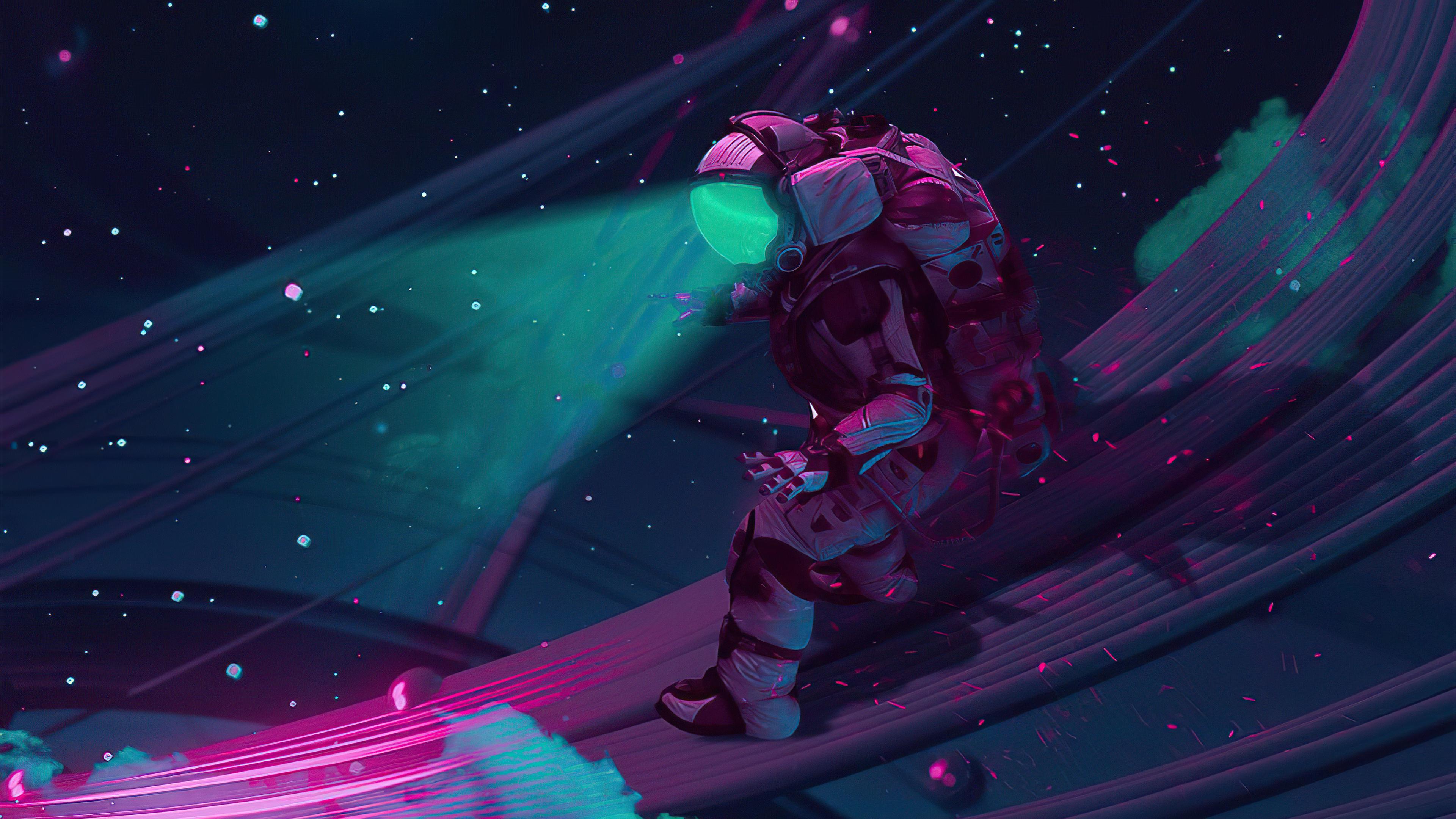 3840x2160 Astronaut Wallpaper