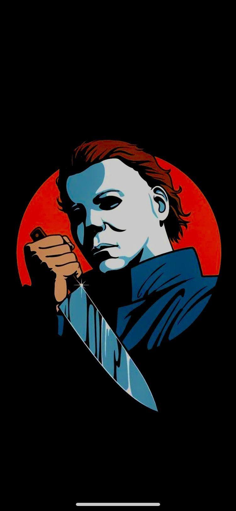 750x1624 Michael Myers. Horror movie art, Horror artwork, Horror art