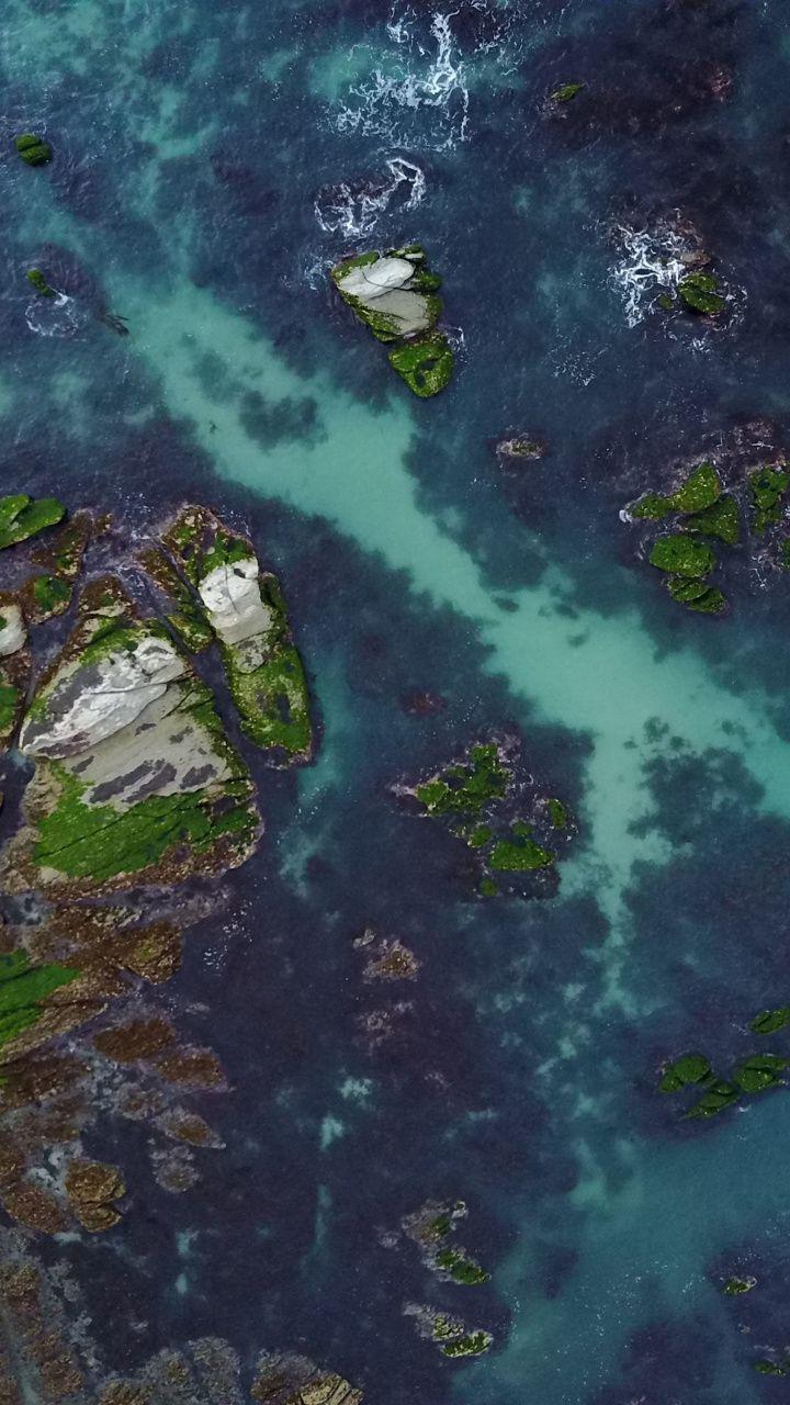 720x1280 Coast, aerial view, beautiful, New Zealand, 720x1280 wallpaper. Aerial view, Scenery, Nature