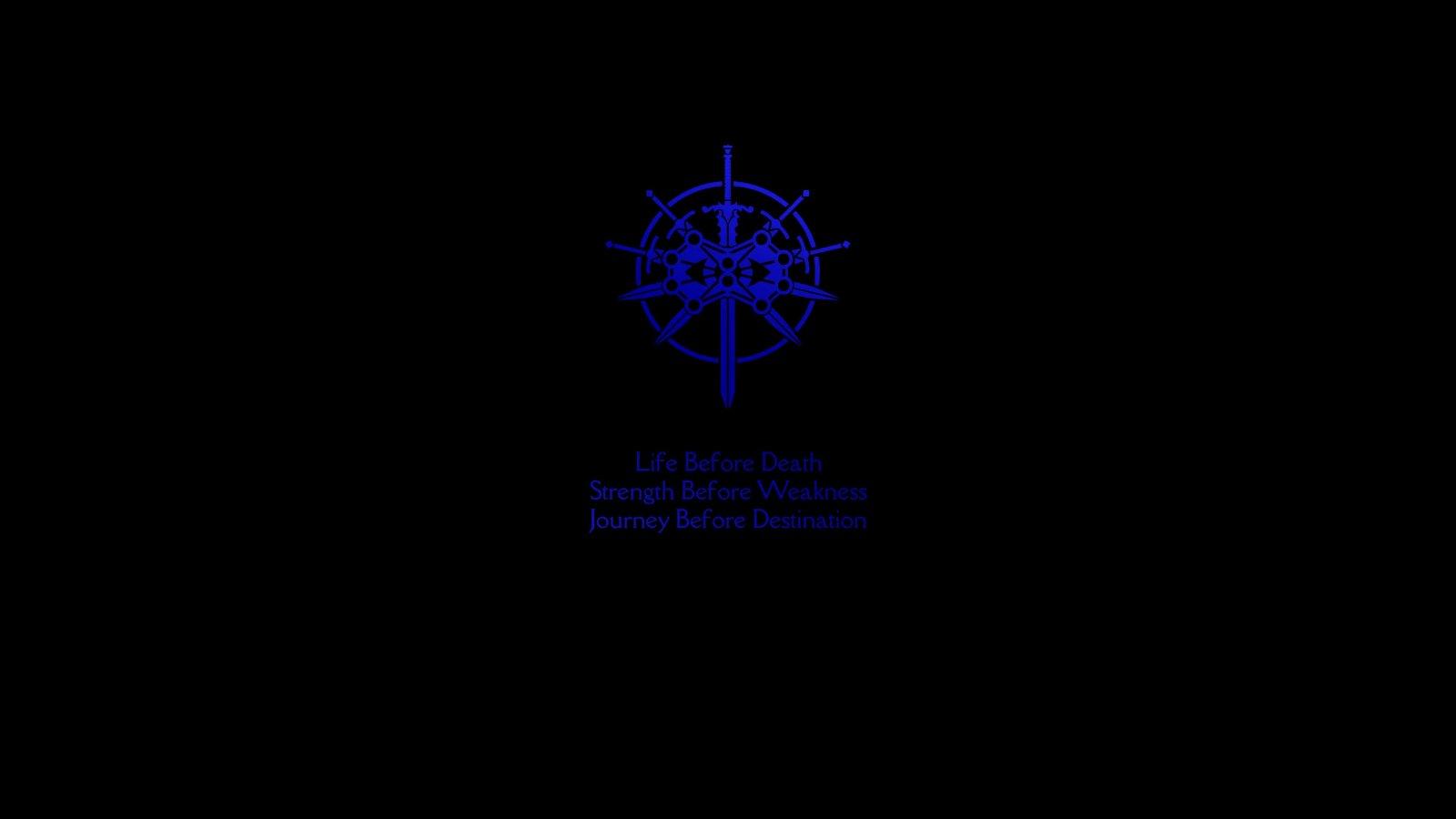 1600x900 SA symbol w/ first ideal of KR blue gradient on black laptop wallpaper Art Shard, the Official Brandon Sanderson Fansite