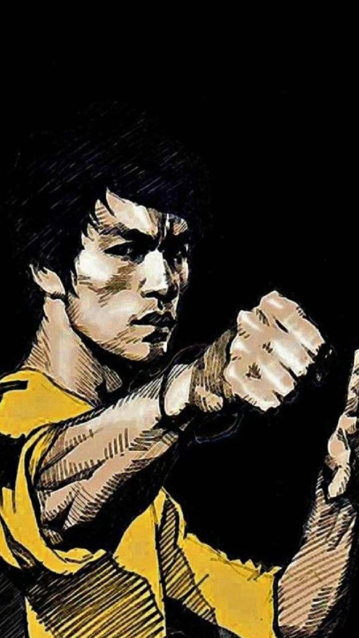 720x1280 Bruce Lee 4K Phone Wallpaper