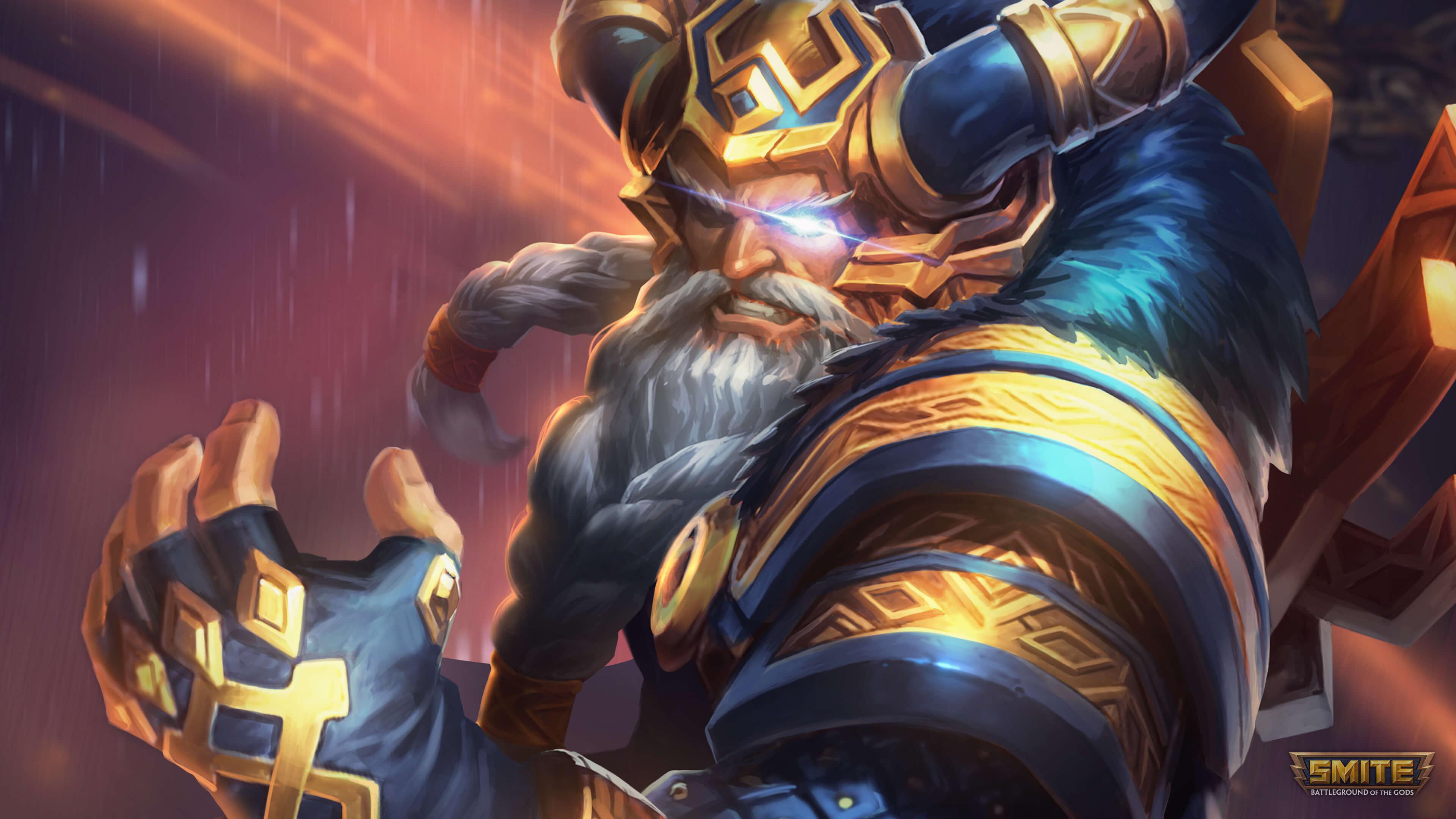 3840x2160 Odin (Smite) HD Wallpaper and Background