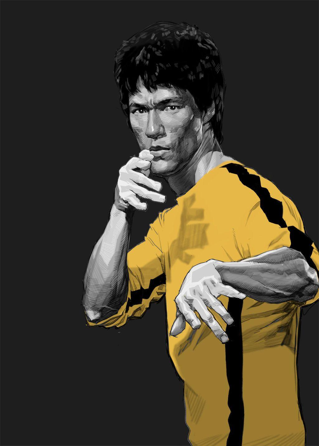 1024x1429 Bruce Lee Phone Wallpaper