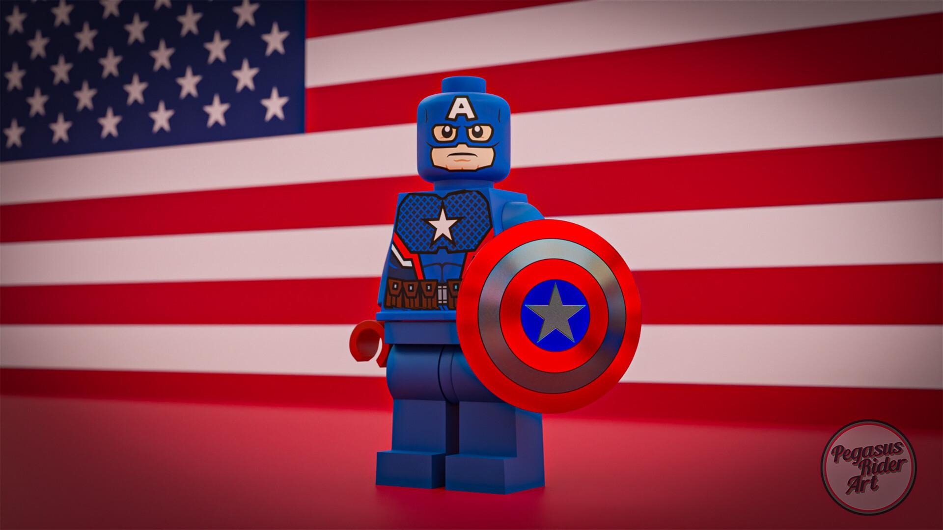1920x1080 LEGO Captain America