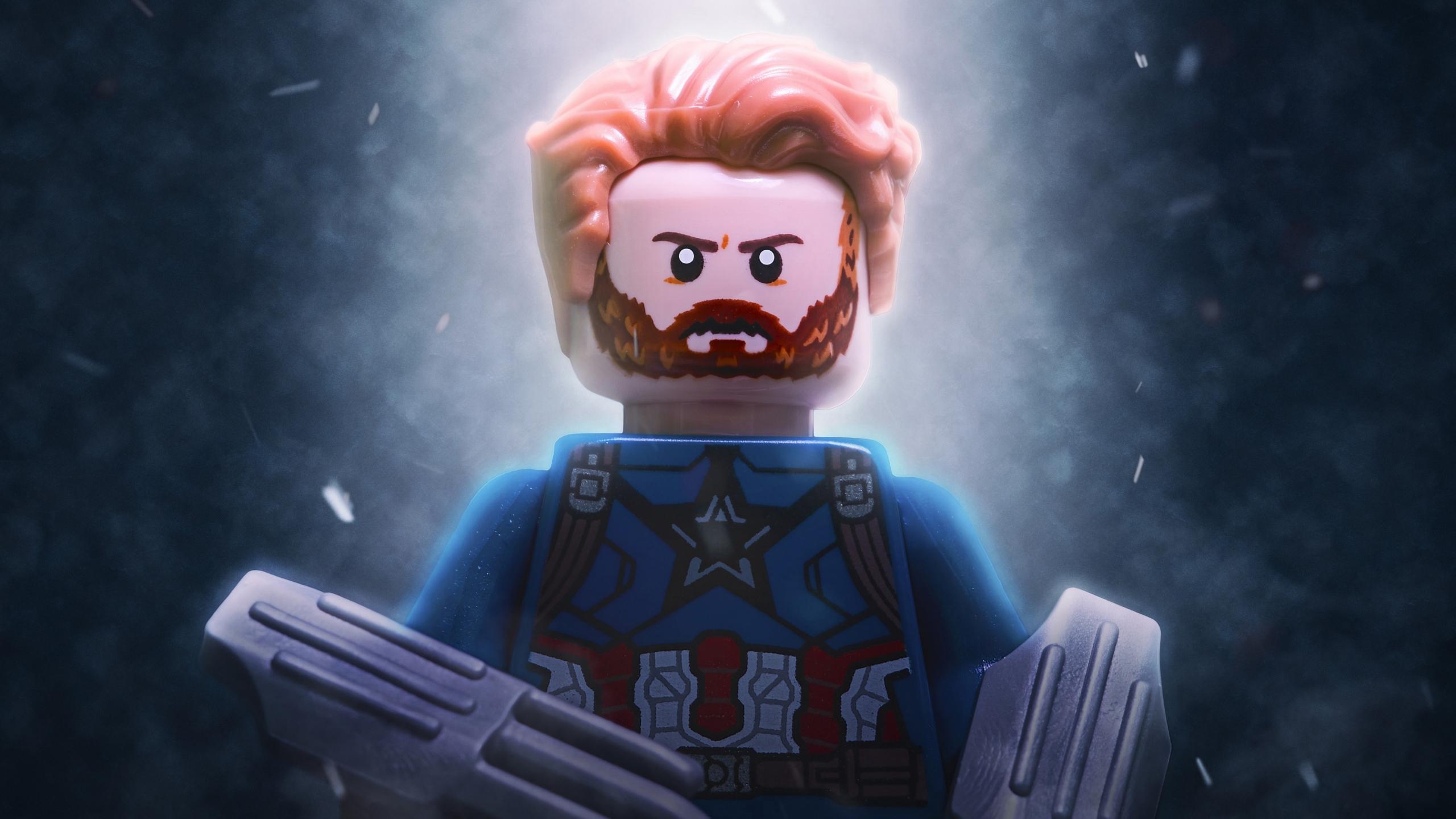 2560x1440 Download captain america, lego toy, figure, avengers: infinity war 2560x1440 wallpaper, dual wide 16:9 2560x1440 HD image, background, 4551