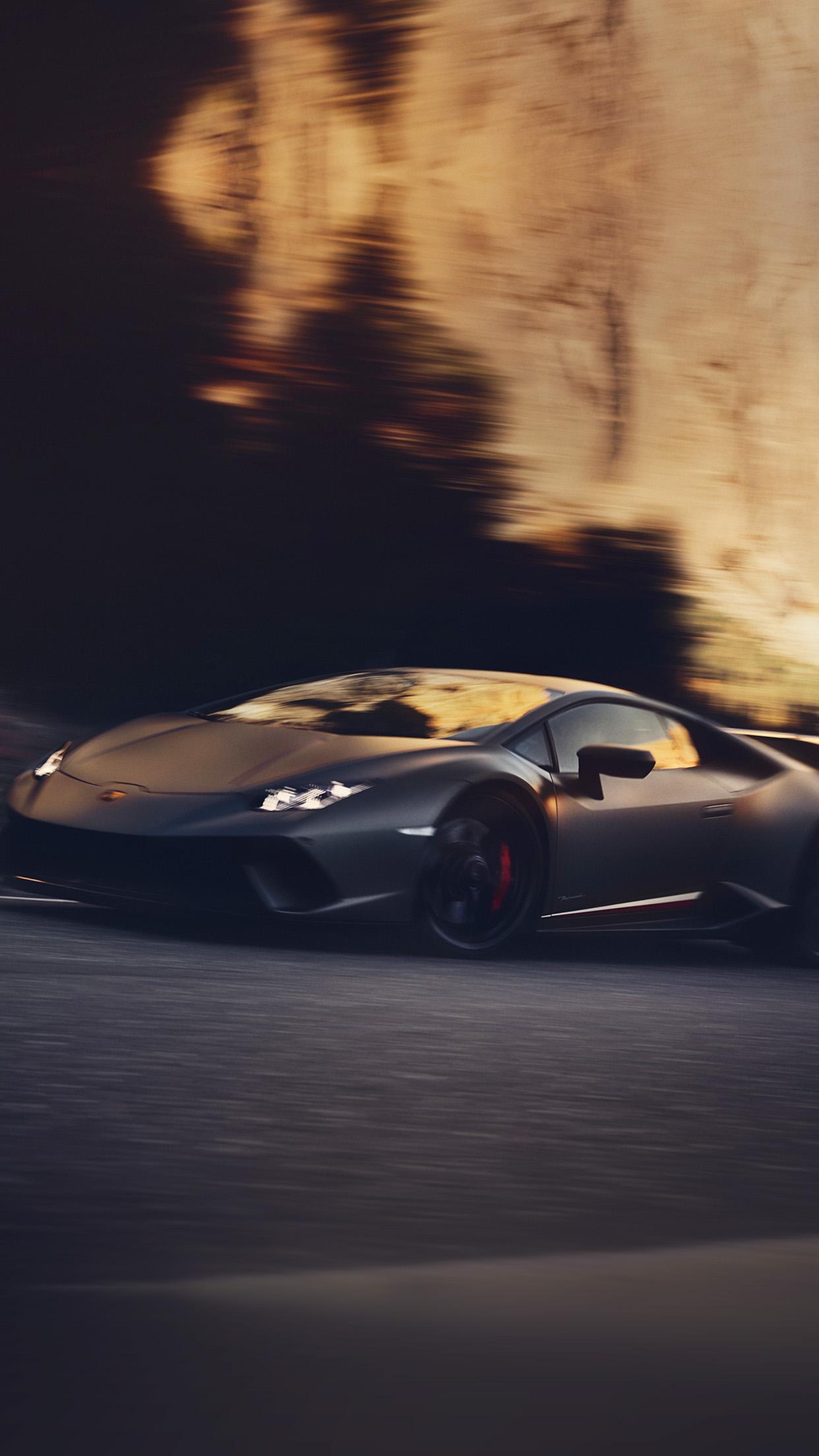 1242x2208 iPhone X wallpaper. car lamborghini sports road race art