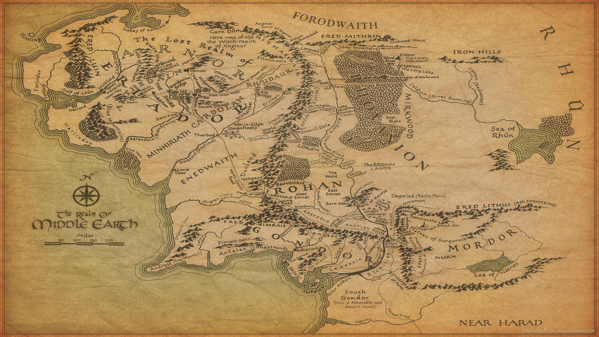 Map Of Middle Earth Wallpapers Top Free Map Of Middle Earth