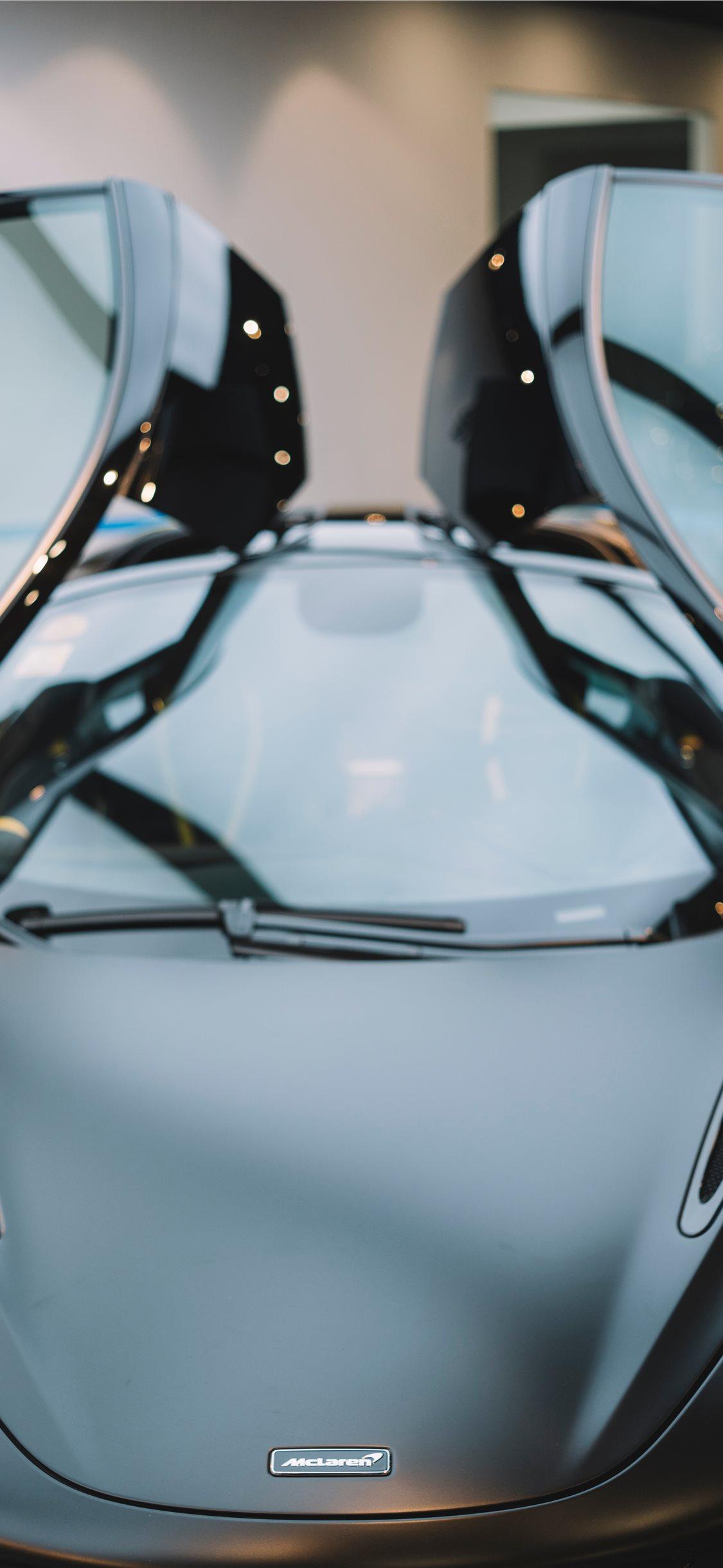 1125x2436 gray sports car iPhone 11 Wallpaper Free Download