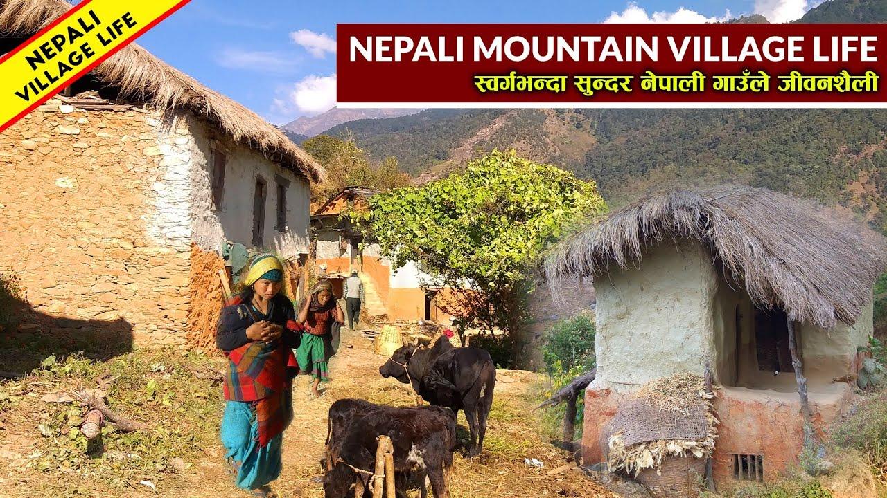 1280x720 Very Beautiful Nepali Mountain Village.. Nepal Village Life.. IamSuman
