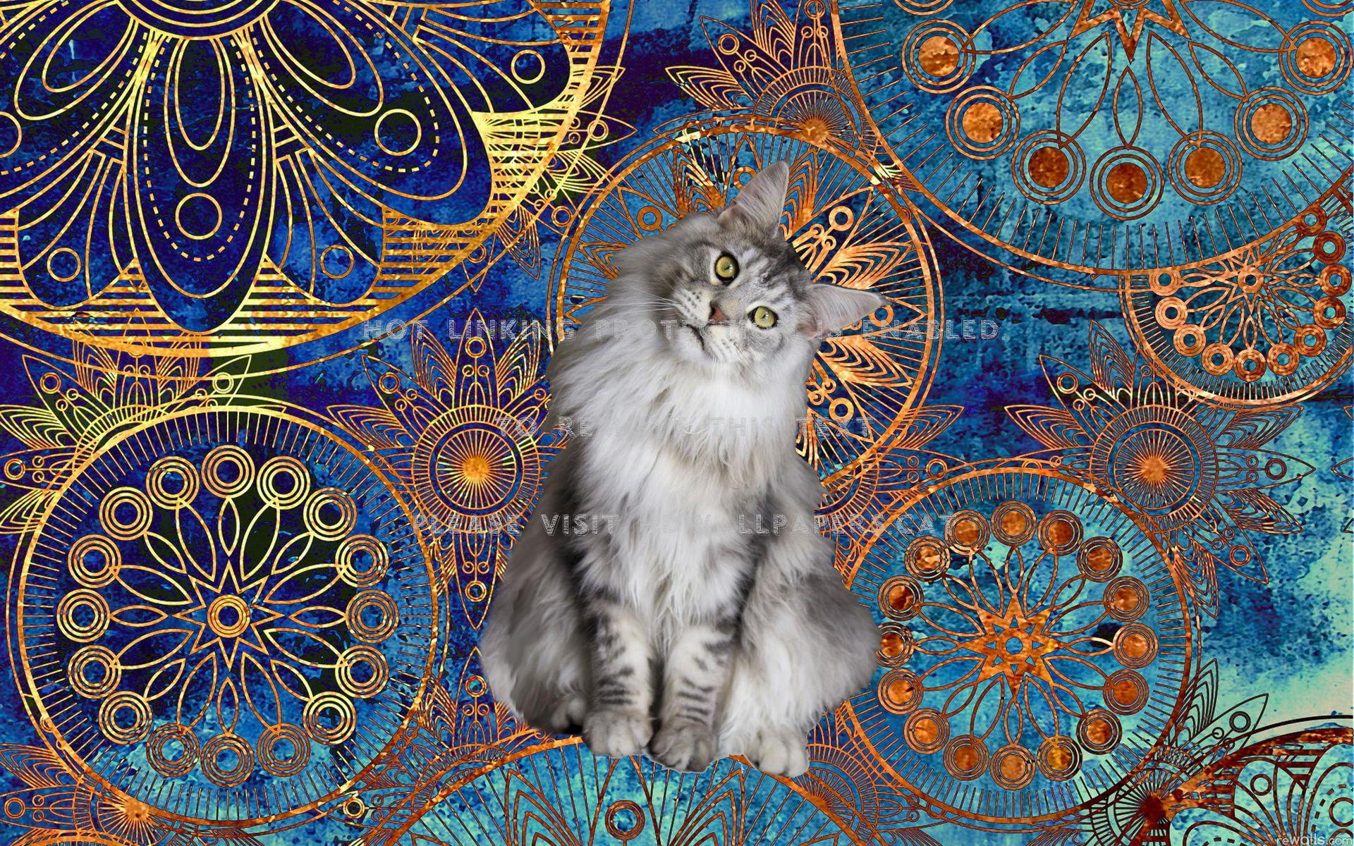 1920x1200 clockwork cat steampunk kitty animals