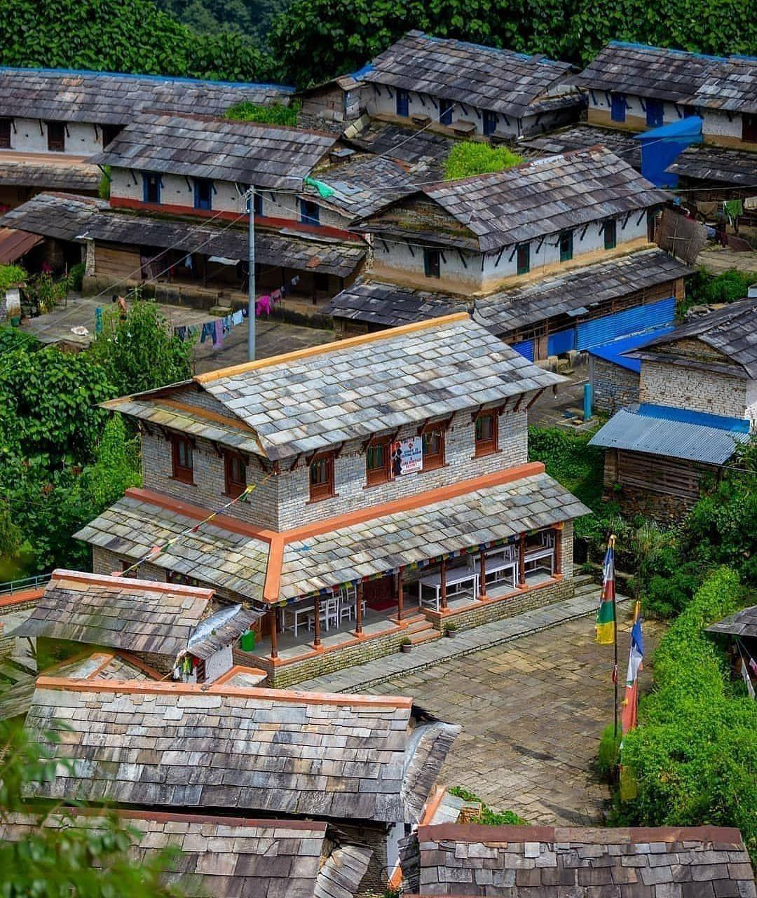 1080x1281 Ghandruk Village Nepal⠀#allnepaltraveller. Village photo, Beautiful places, Himalayas nepal