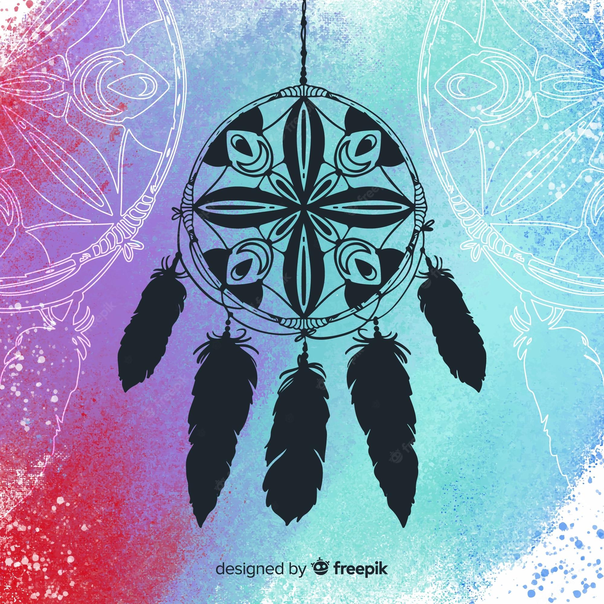 2000x2000 Watercolor Dreamcatcher Image. Free Vectors, & PSD