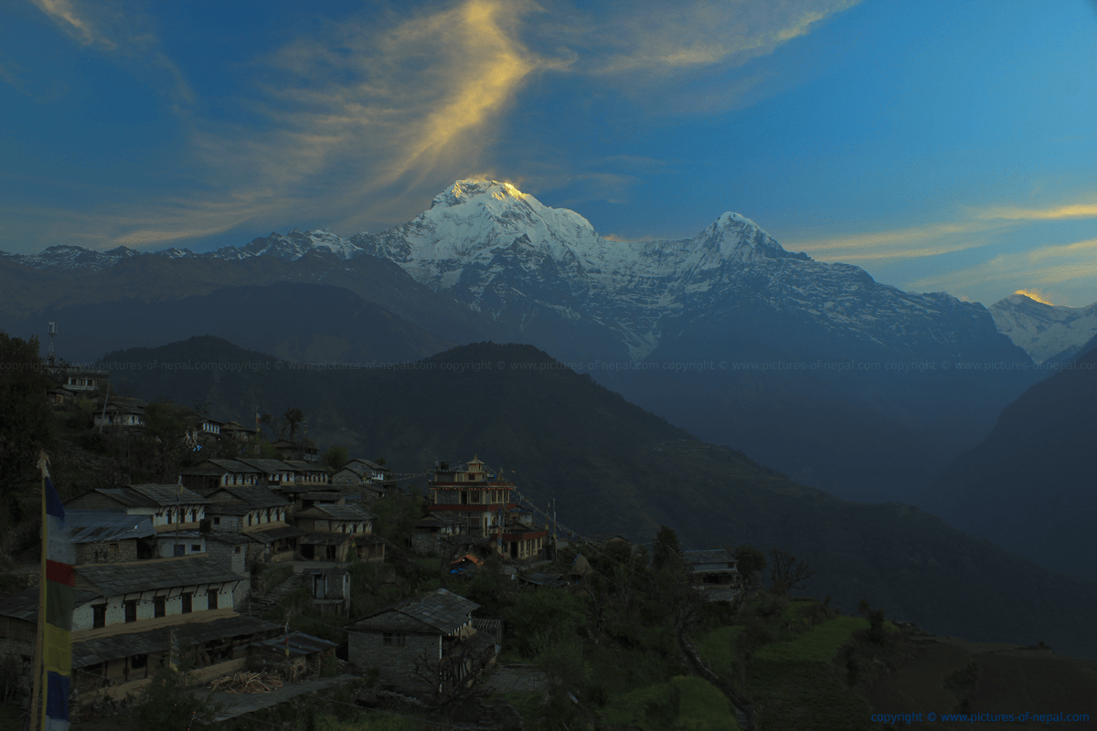 1200x800 Ghandruk Village. Picture of Nepal