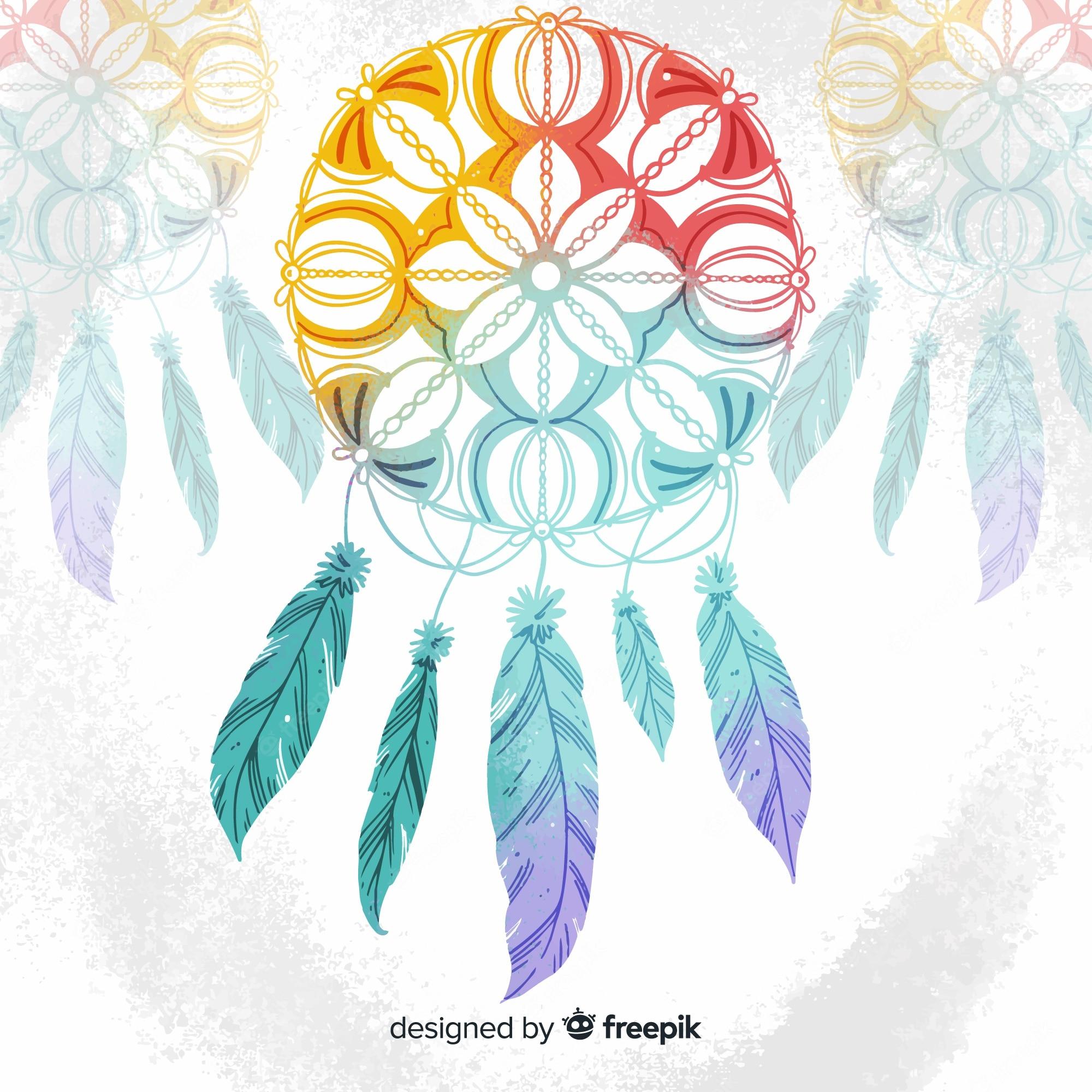 2000x2000 Watercolor Dreamcatcher Image. Free Vectors, & PSD