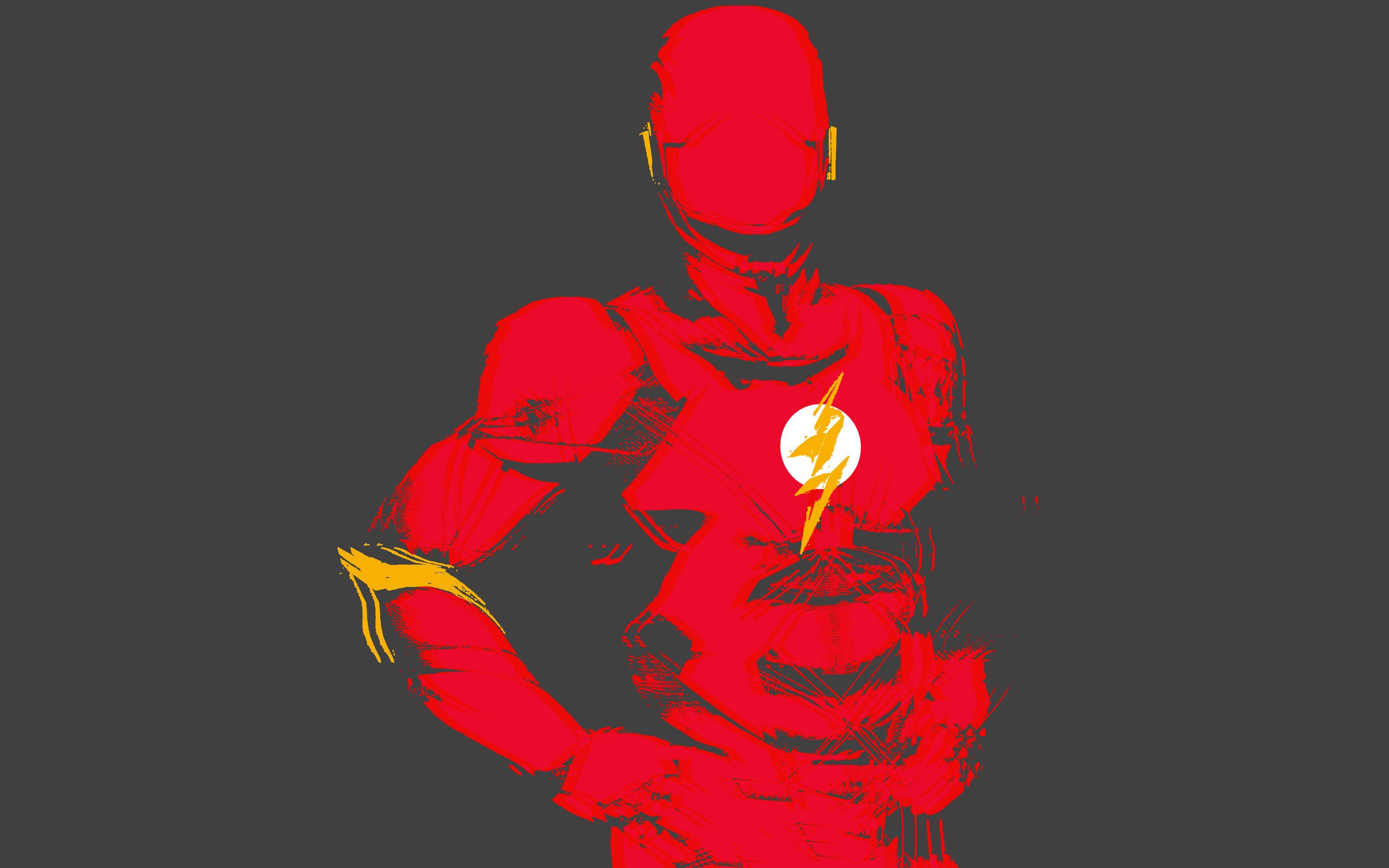 3840x2400 Hình nền The Flash, Tối thiểu, HD, 4K, Phim