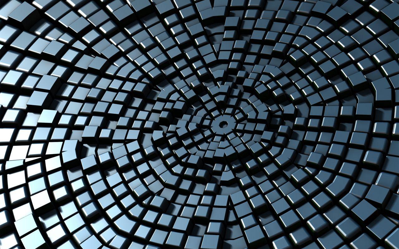 1280x800 Download wallpaper 1280x800 structure, cubes, blockchain, network, pattern, mosaic, 3D widescreen 16:10 HD background
