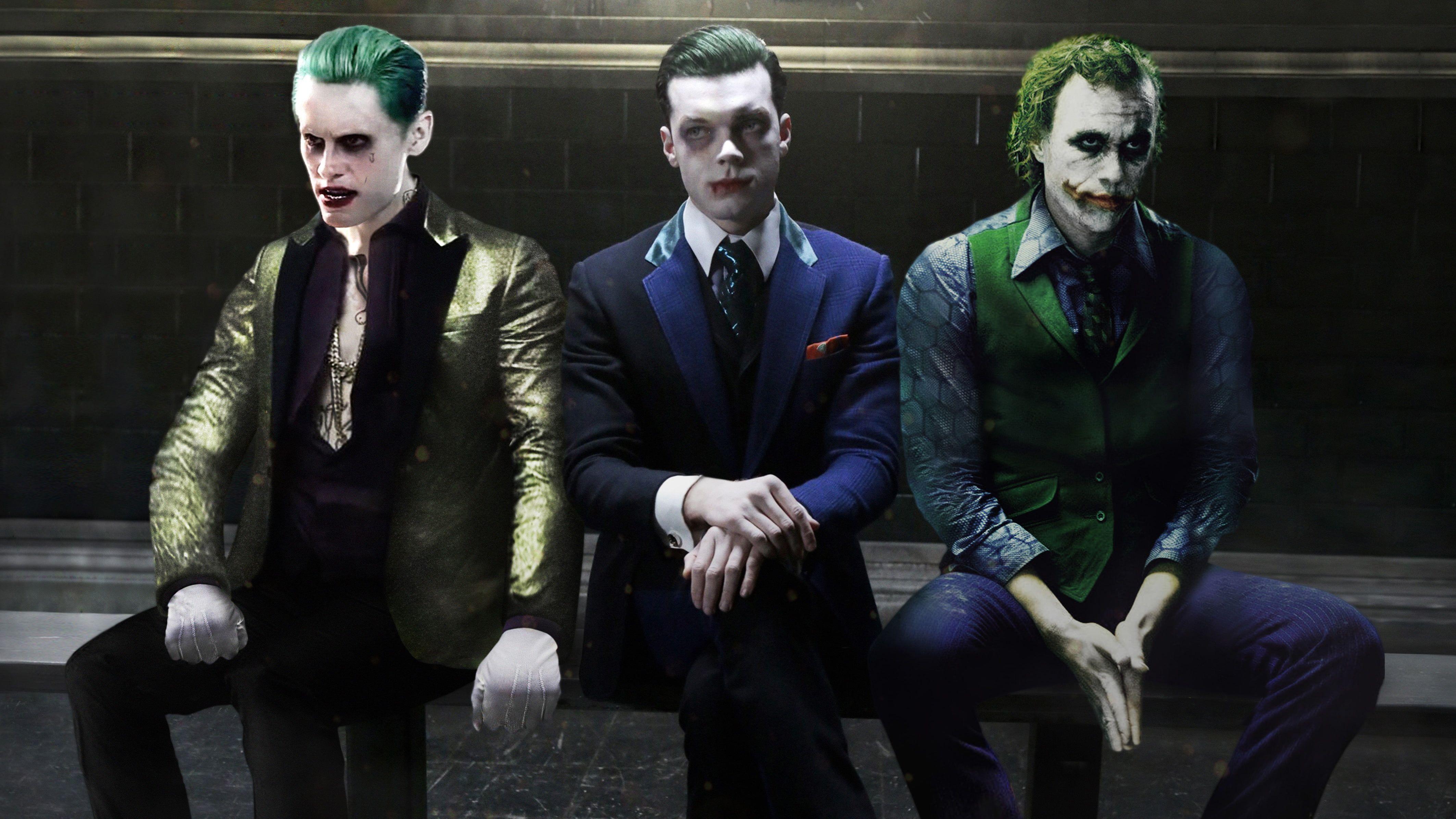 4252x2391 HD wallpaper: joker, hd, 4k, artwork, jared leto, , artist, supervillain