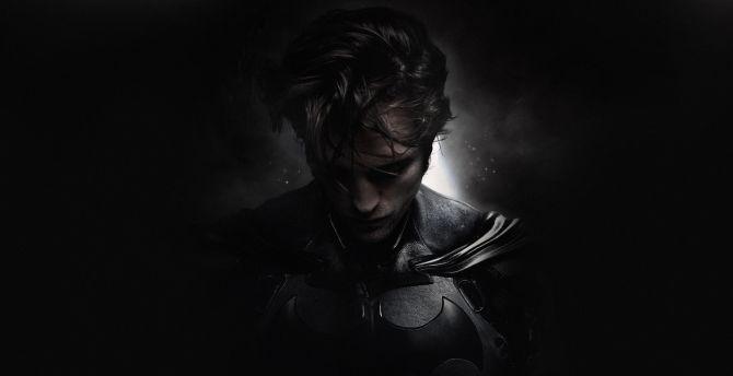 670x344 Wallpaper the batman, robert pattinson, 2021 movie desktop wallpaper, HD image, picture, background, 452d42