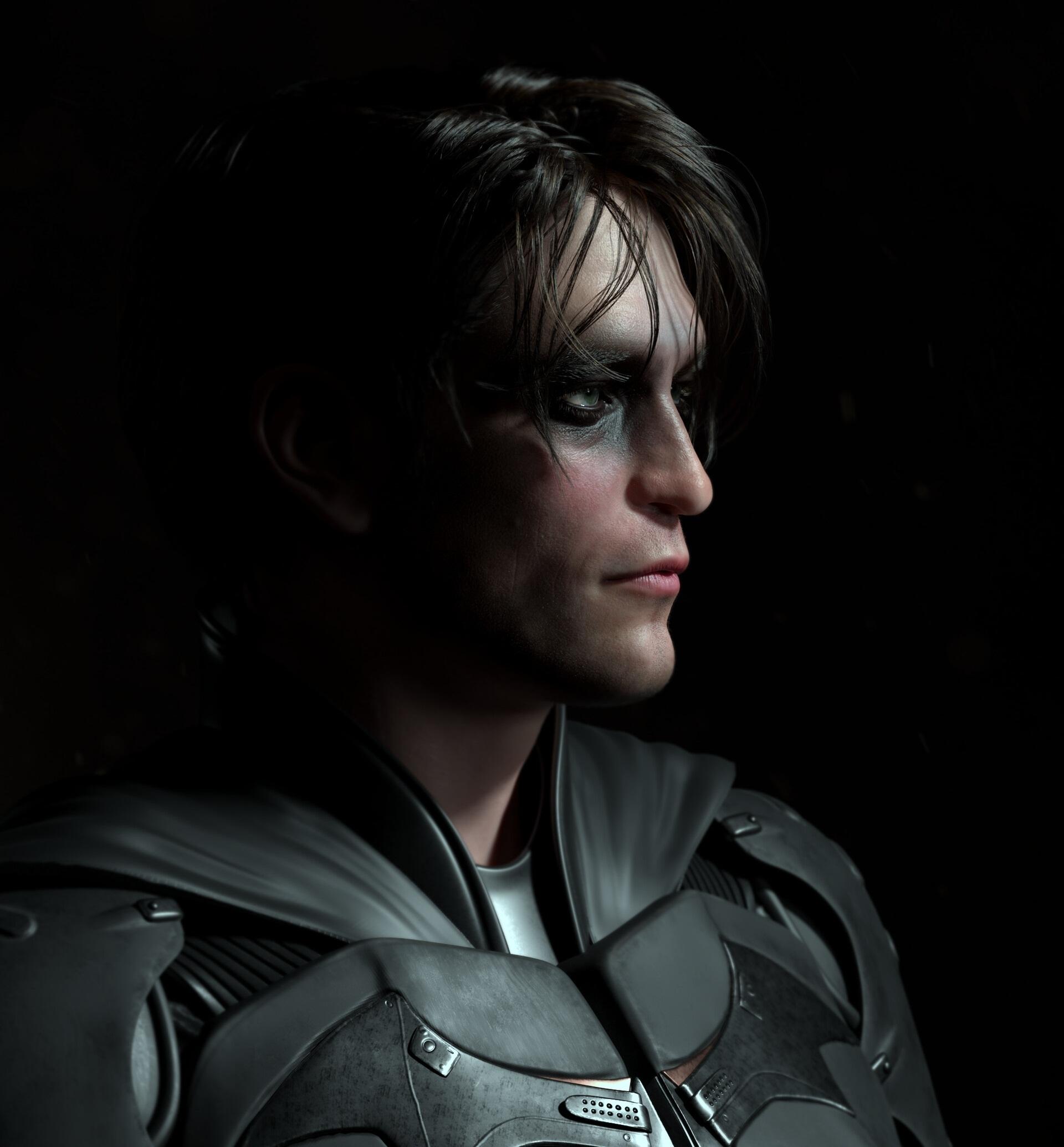 1920x2070 Robert Pattinson Batman 3D Model Wallpaper, HD Movies 4K Wallpaper, Image, Photo and Background