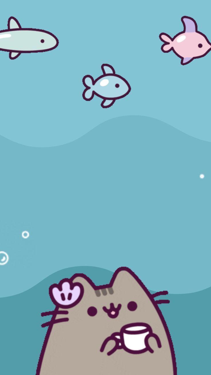 736x1308 pusheen mermaid wallpaper en 2022. Recuerdo de mascota, Dibujos bonitos de animales, Gatito pusheen