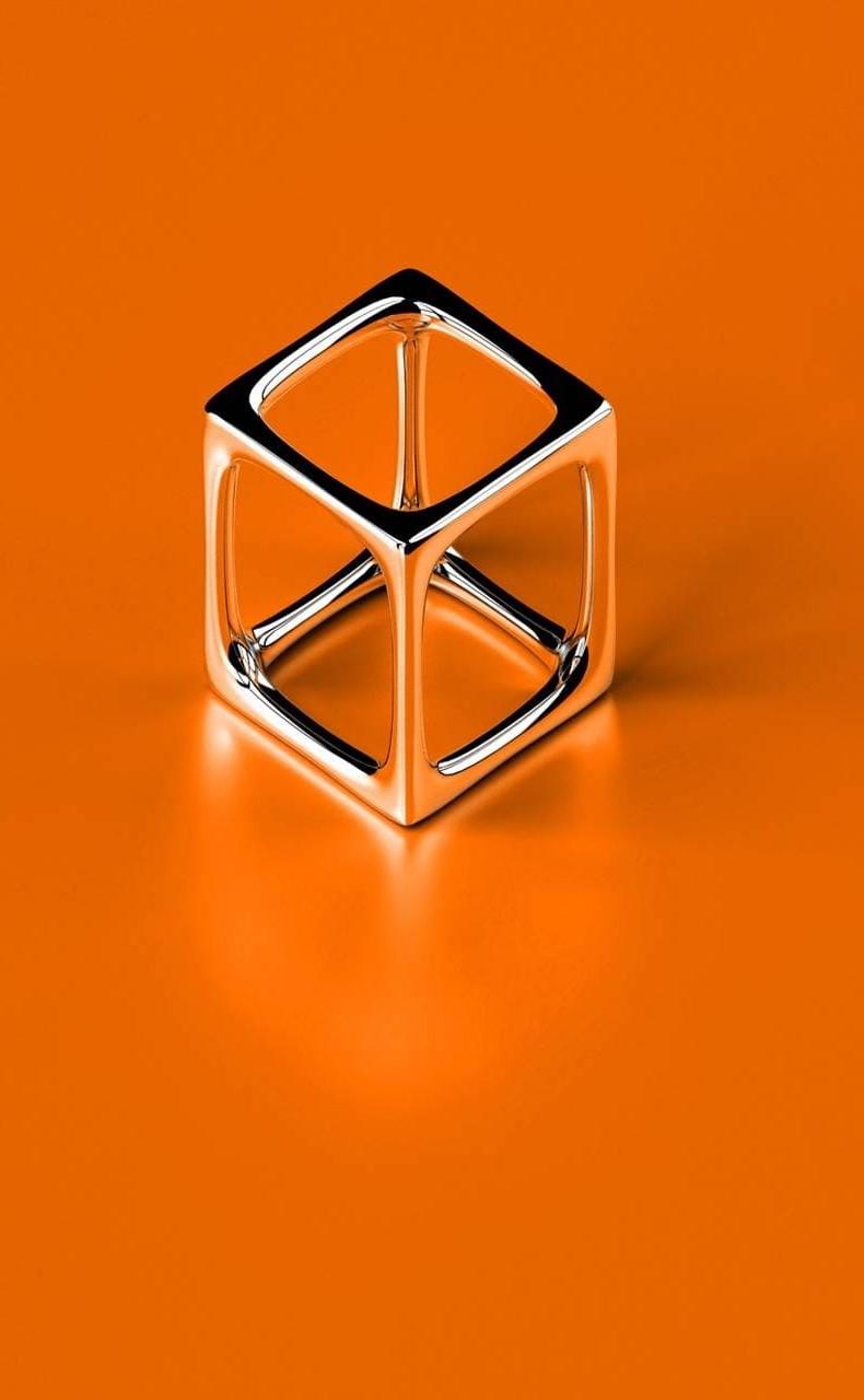 790x1280 Orange Wallpaper [Desktop, iPhone, Laptop, Android]