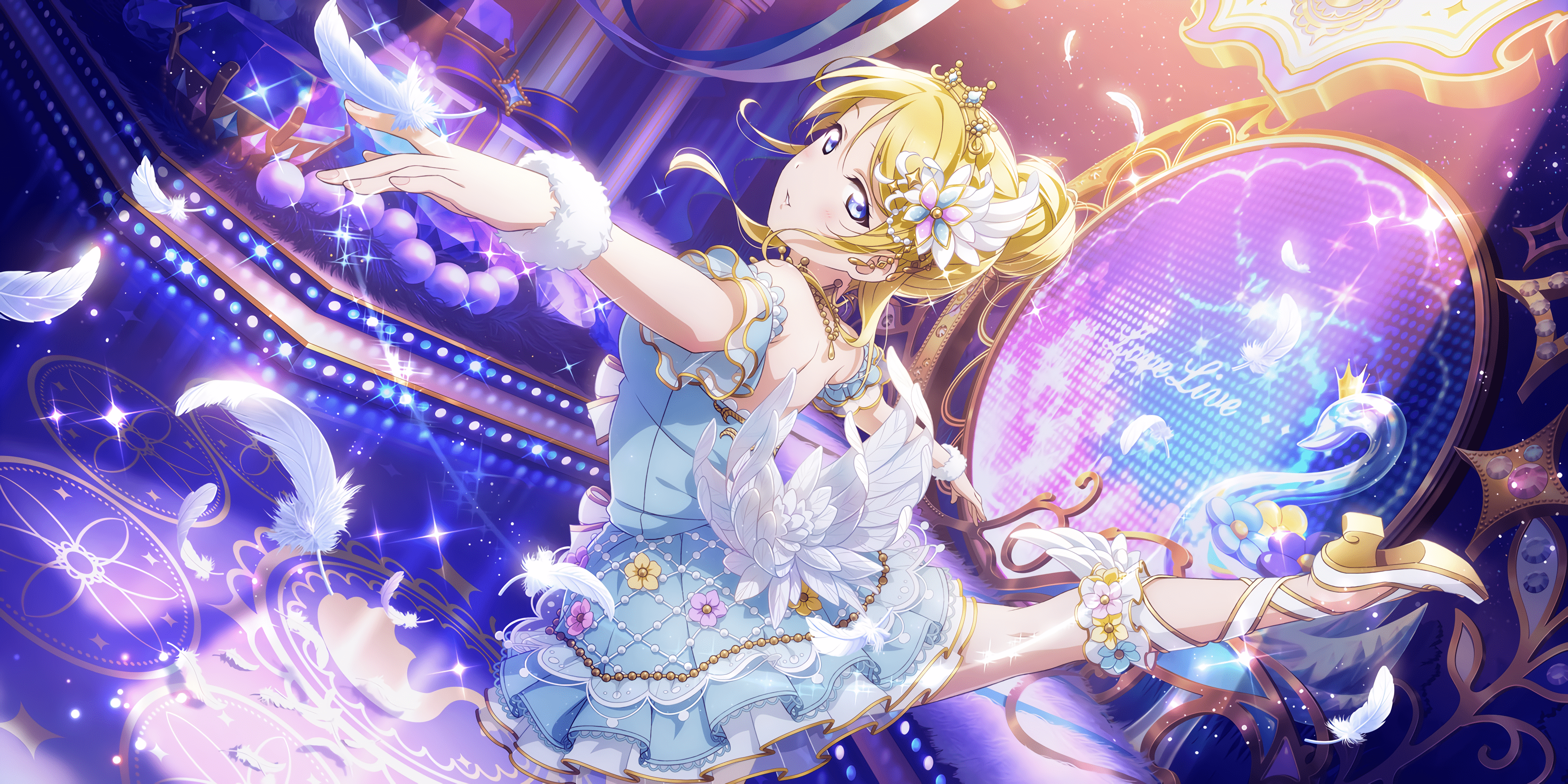 3600x1800 Wallpaper / Love Live Series, Love Live!, Love Live! Sunshine, anime girls, Ayase Eli free download