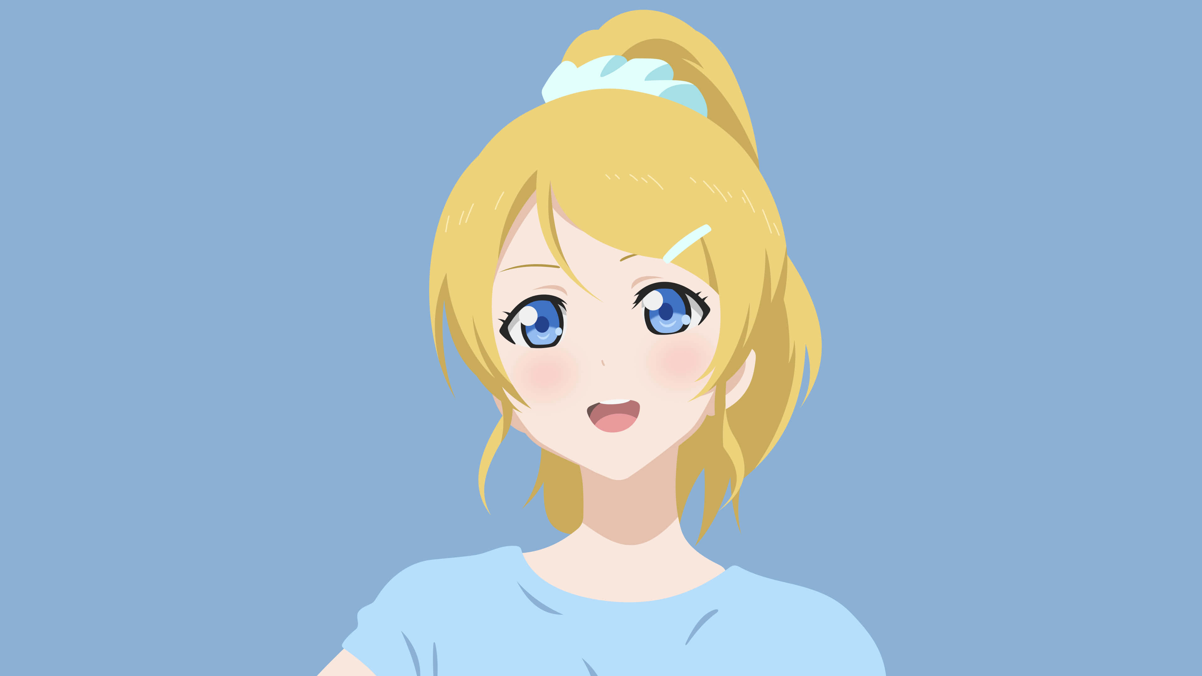 3840x2160 Love Live Eli Ayase Portrait UHD 4K Wallpaper