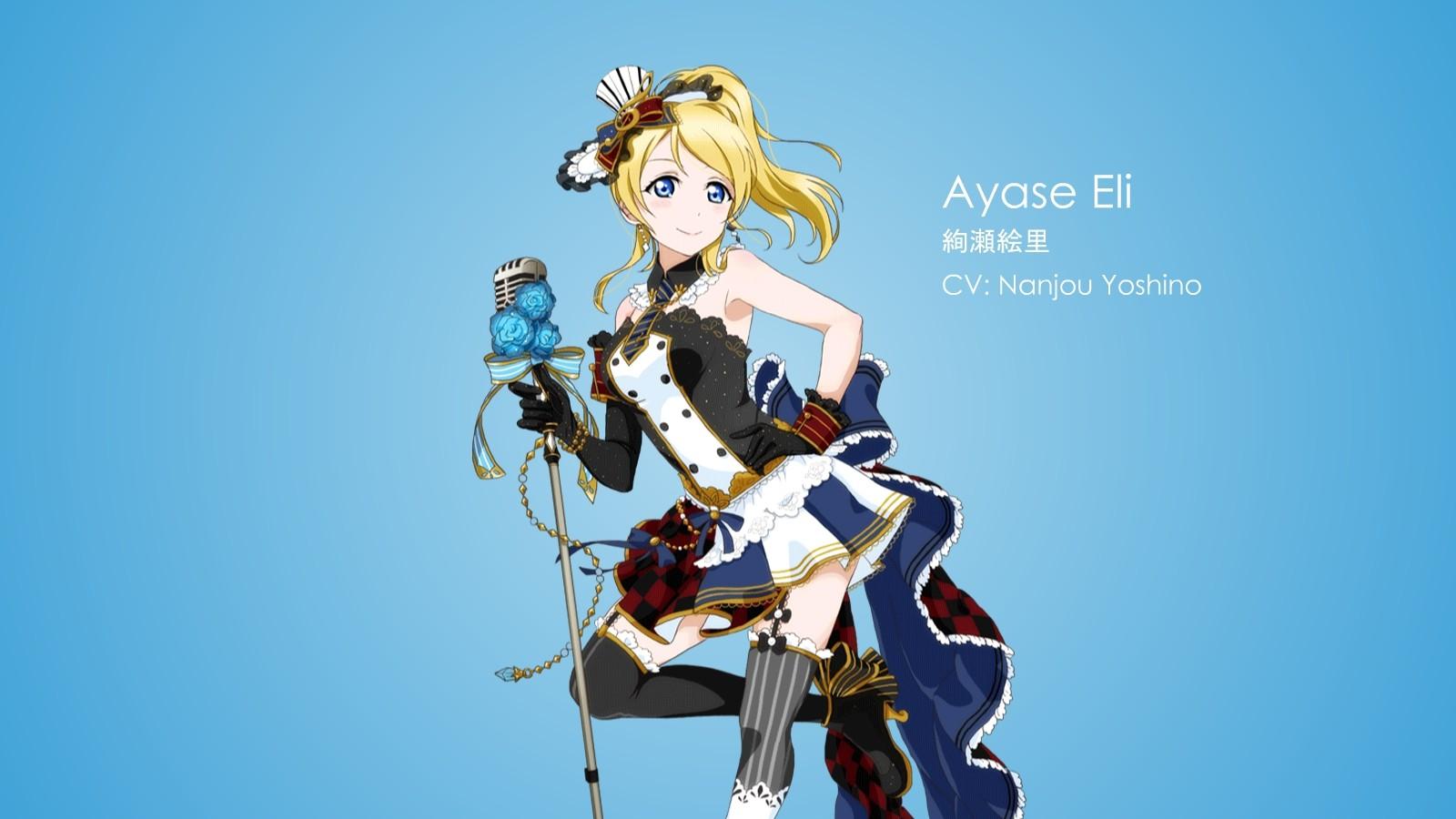 1600x900 Love Live!, Anime, Anime Girls, Ayase Eri Wallpaper HD / Desktop and Mobile Background