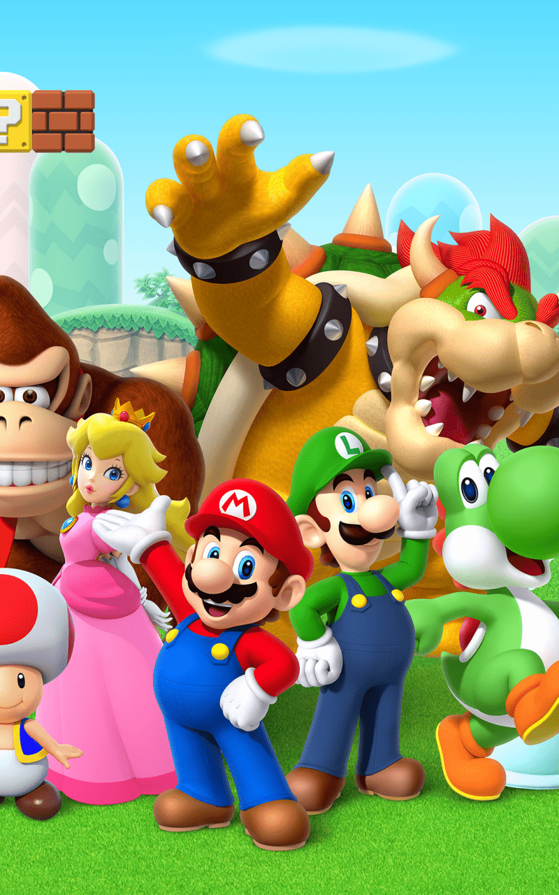 800x1280 Super Mario Wallpaper