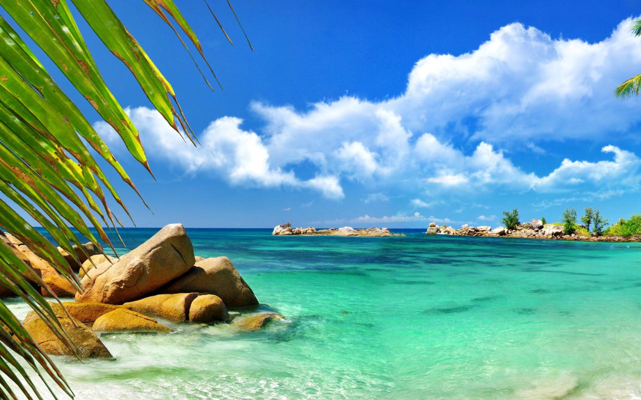 1280x800 Aruba Luxury Hotel and Beach Wallpaper for 1280x800