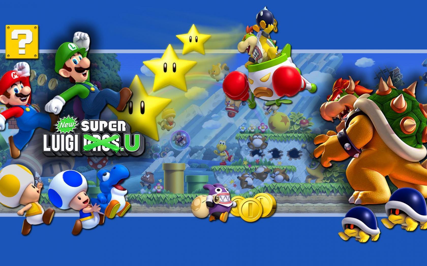 1680x1050 Super Mario Desktop Wallpaper (Wii U)