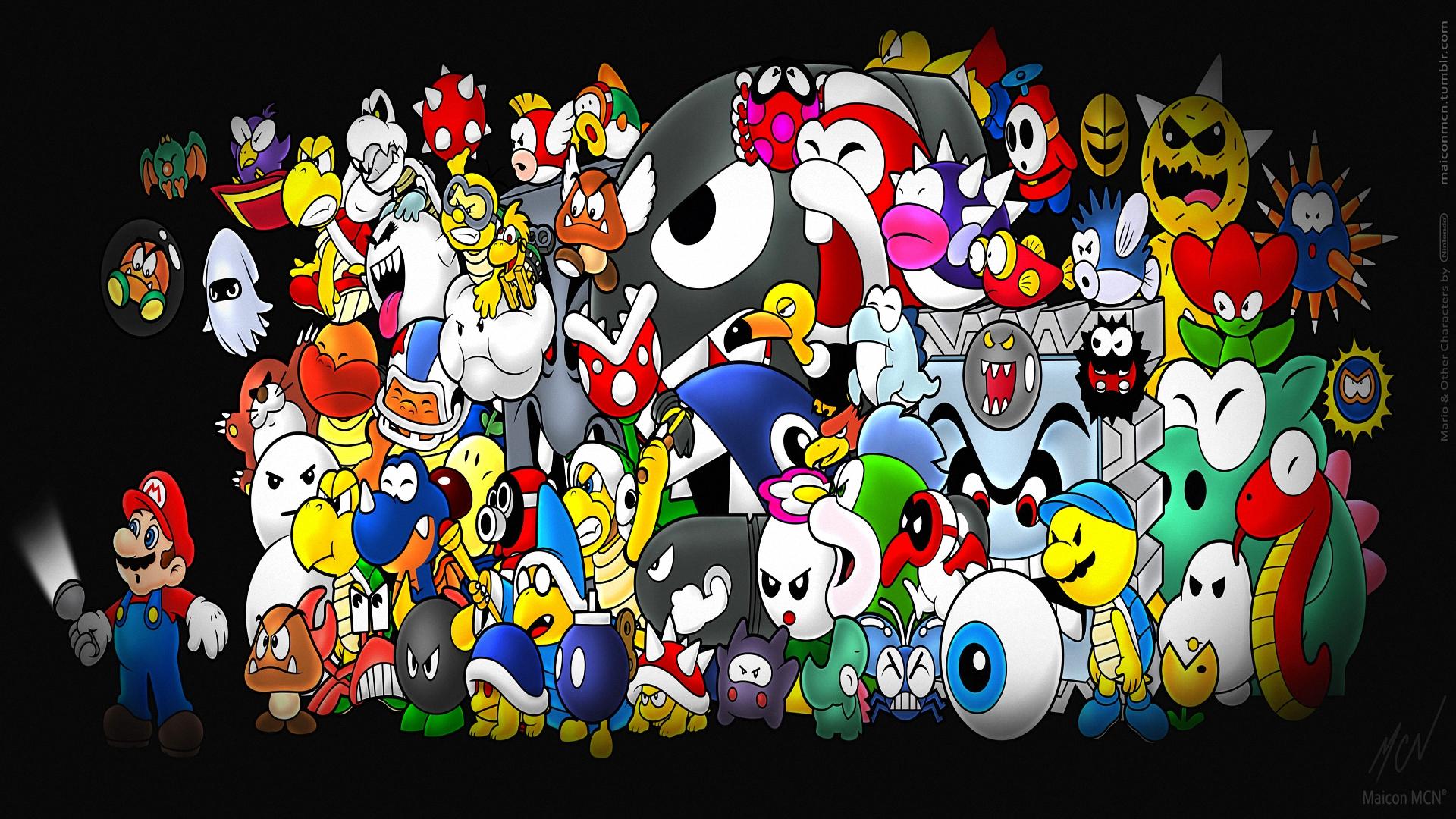 1920x1080 Super Mario All Stars + Super Mario World HD Wallpaper, Achtergronden