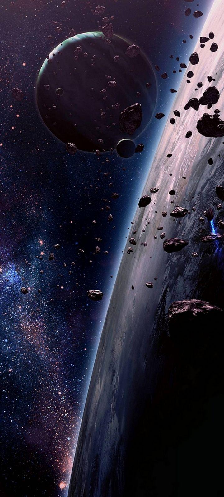 720x1600 Space Fragments Universe Wallpaper - [720x1600]. Samsung galaxy wallpaper, Samsung wallpaper, Wallpaper space