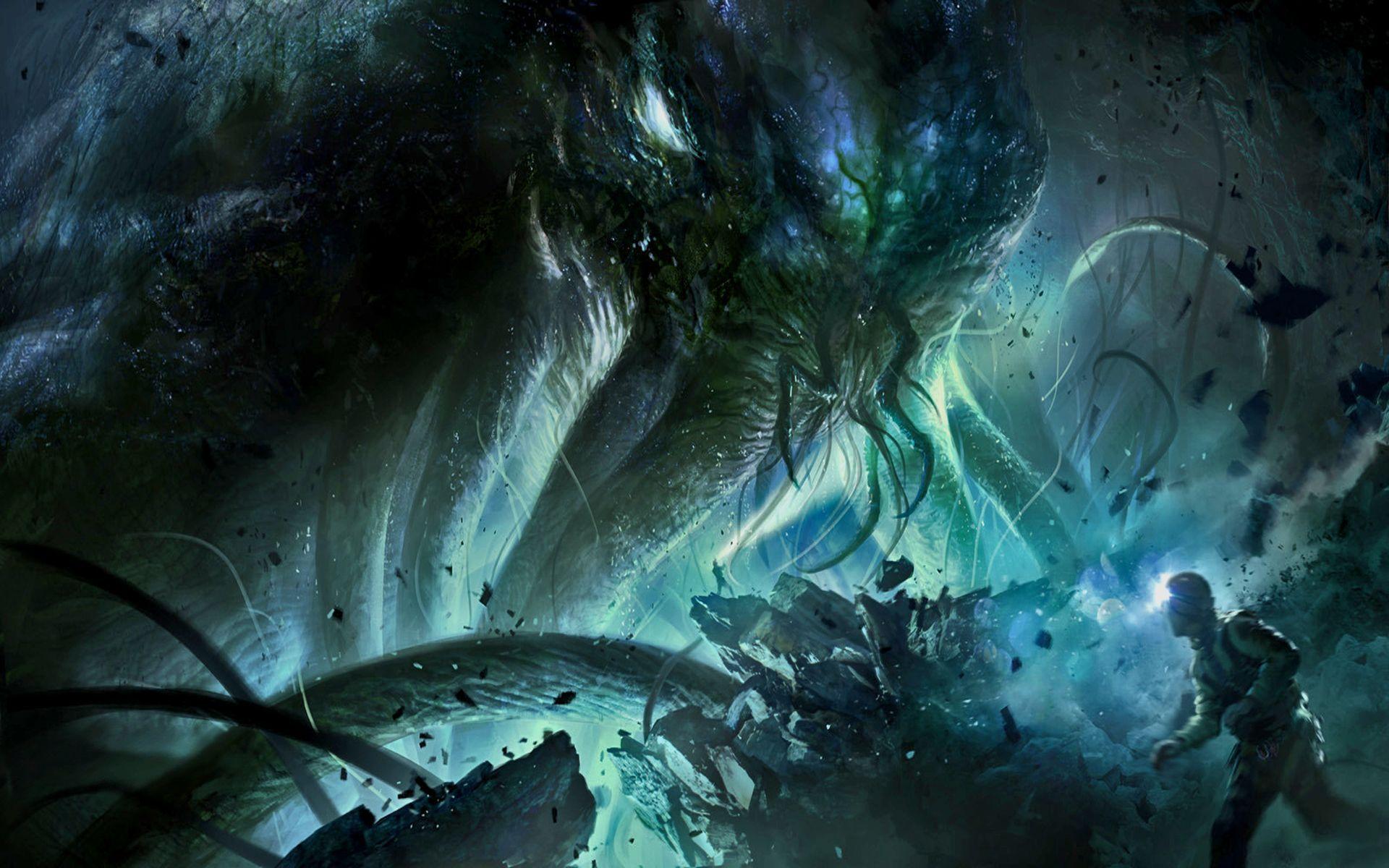 1920x1200 Cthulhu Wallpaper HD High Quality