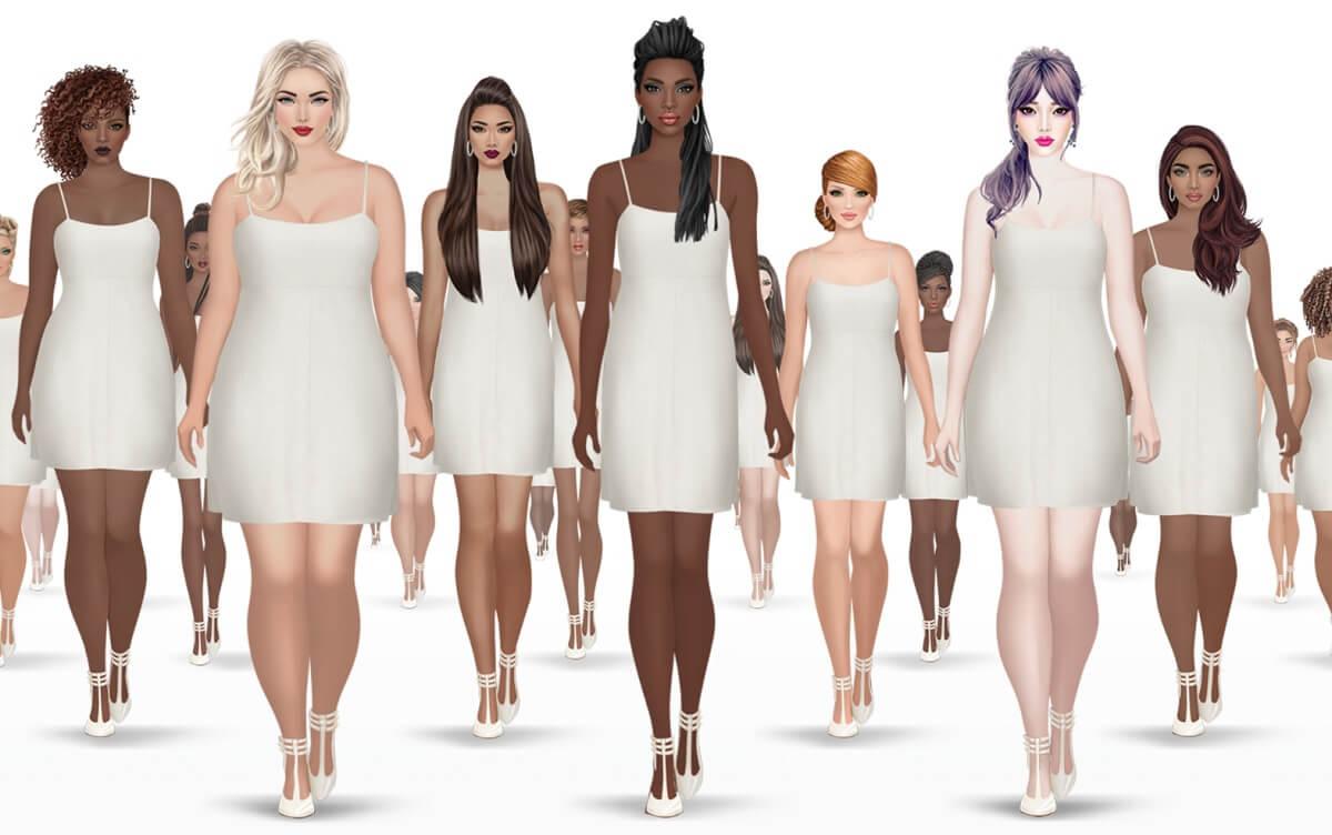 1200x752 Covet Fashion mobile game adopts diverse female body shapes for its models