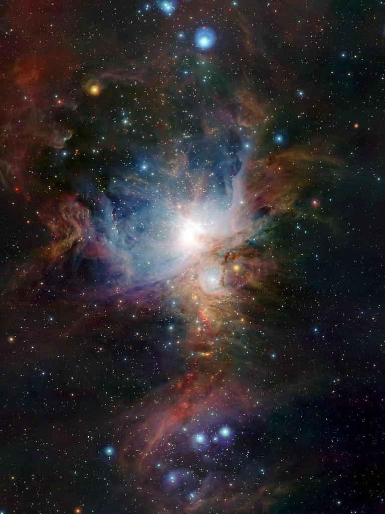 768x1024 Orion Nebula Wallpaper. ESO image of the Orion Nebula, M42