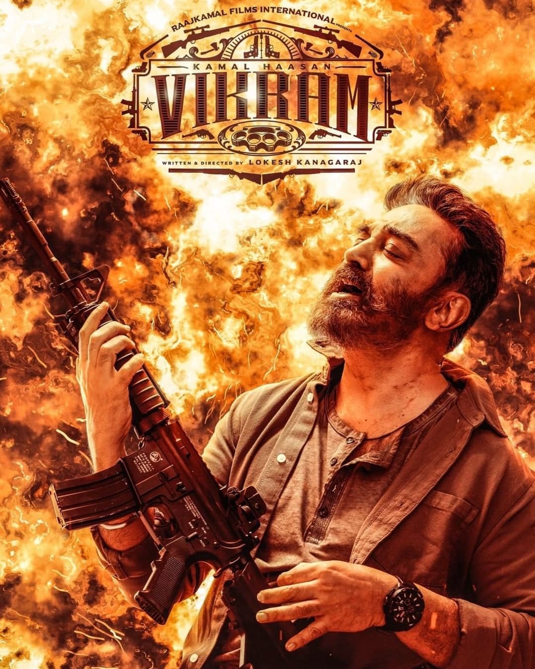 1080x1350 Vikram Movie Kamal Haasan Wallpaper