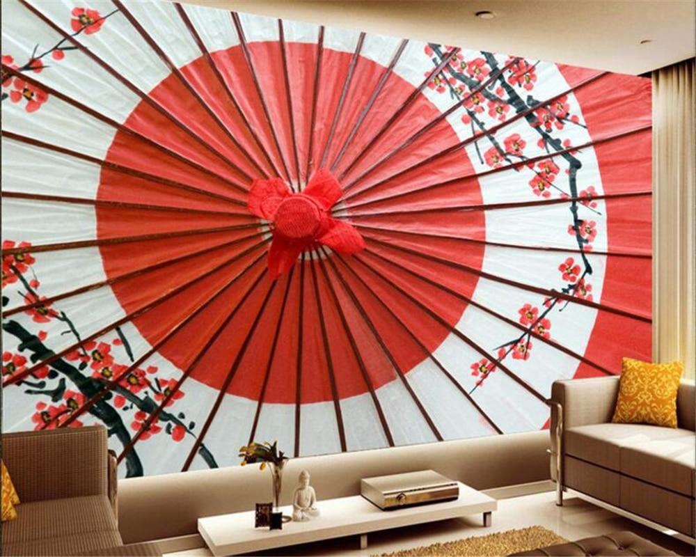 1000x800 Beibehang 3D Wallpaper Cubic Umbrella Japanese Living Room TV Background Wall Living Room Bedroom Background 3D papel de parede. papel de parede. de paredetv background