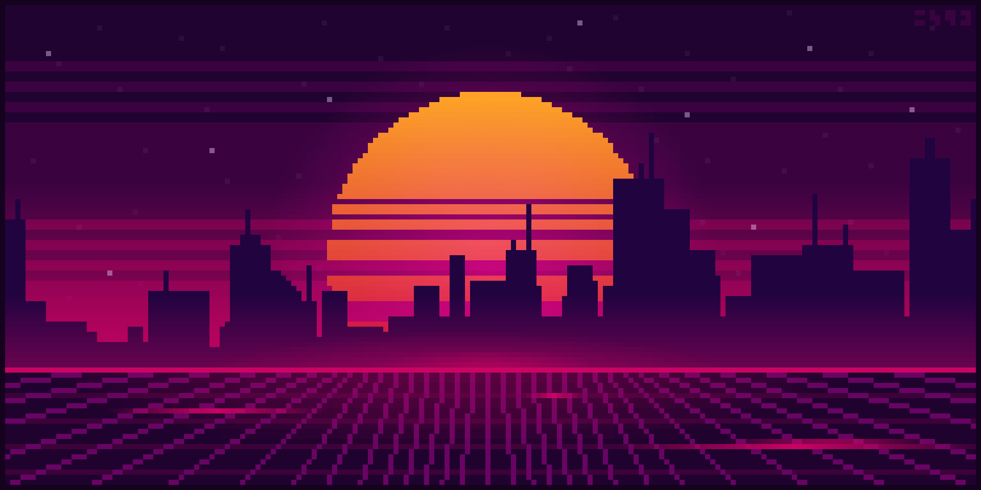 1920x960 Pixel Vaporwave Wallpaper By Snow Hex On Newgrounds