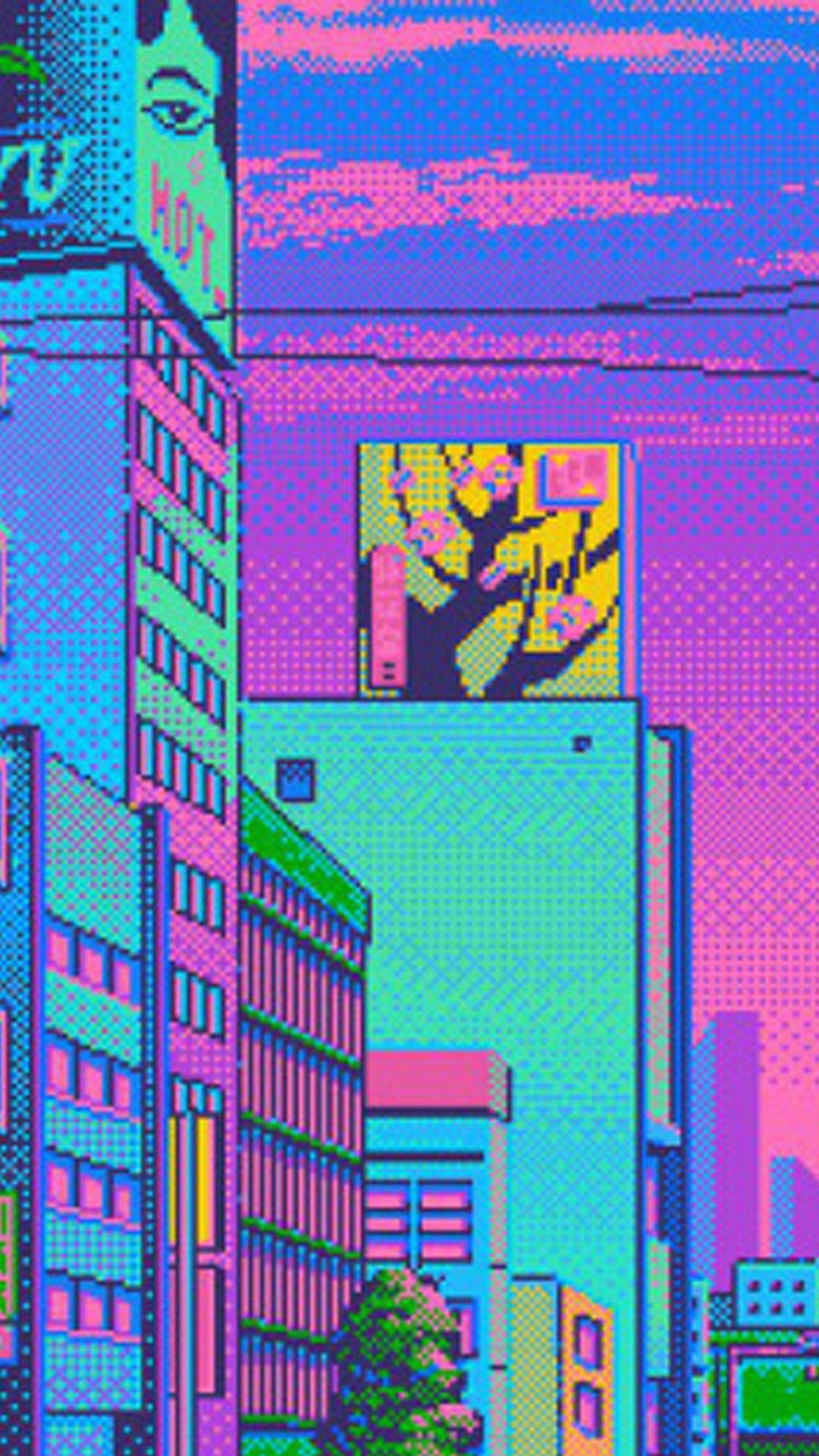1080x1920 pixel art wallpaper. Pixel art, Pixel art background, Pix art