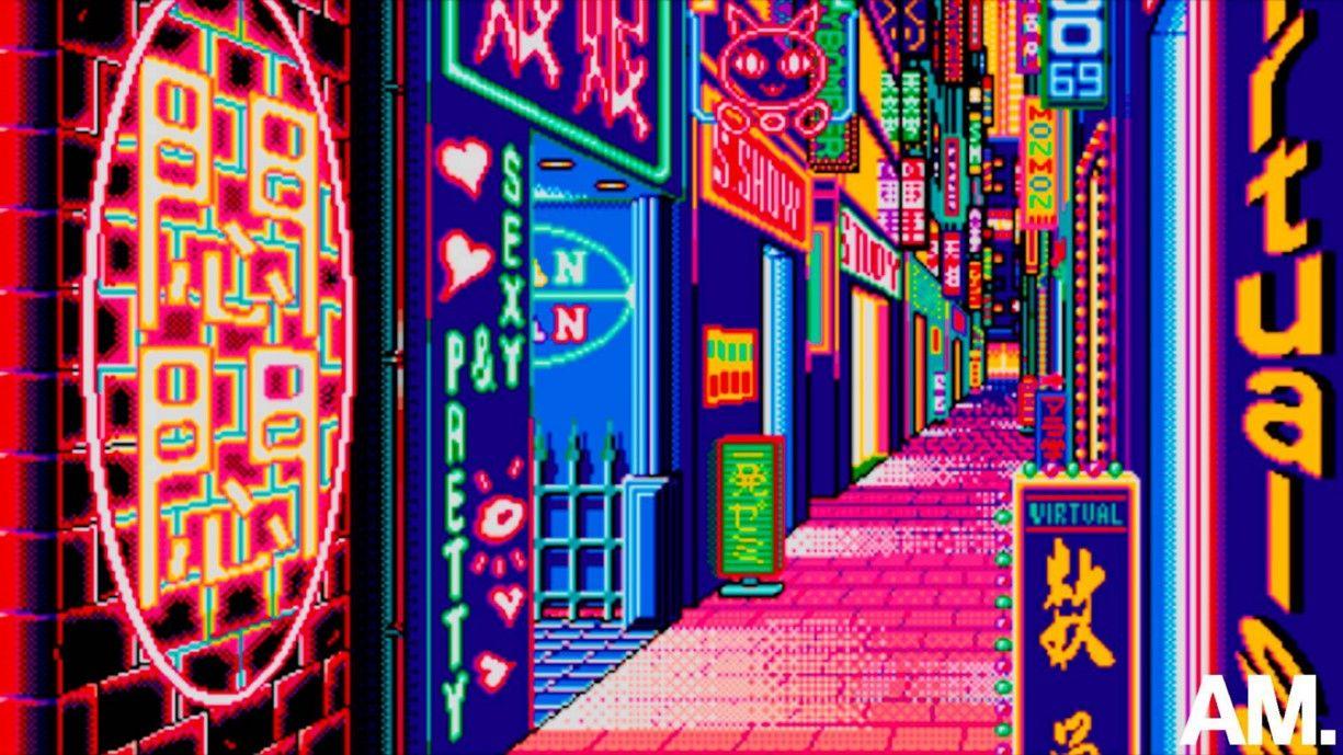 1225x689 Vaporwave and Future Funk: An Investment for What's to Come. Vaporwave wallpaper, Vaporwave, Pixel art