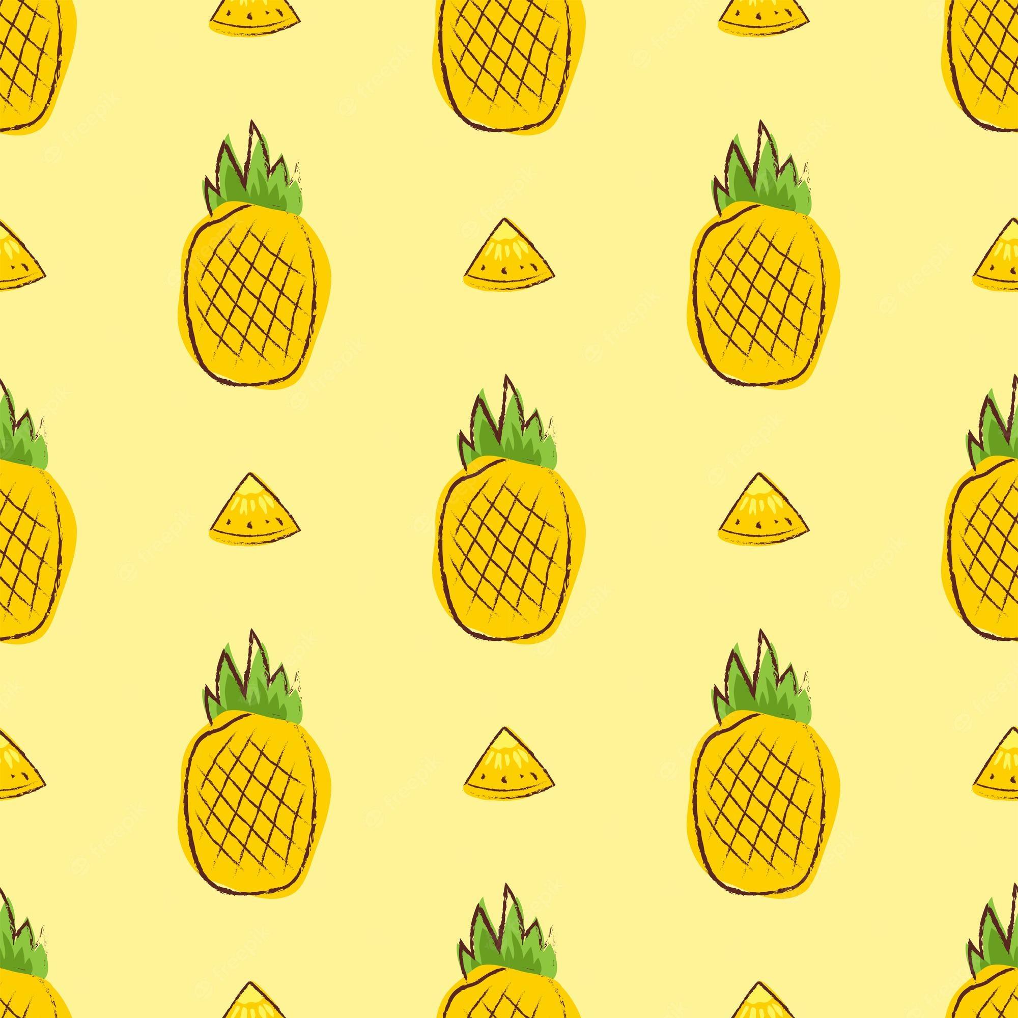 Pineapple Yellow Wallpapers Top Free Pineapple Yellow Backgrounds Wallpaperaccess 8829