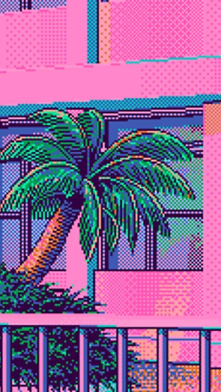 736x1308 Arts. Art wallpaper, Vaporwave art, Pixel art