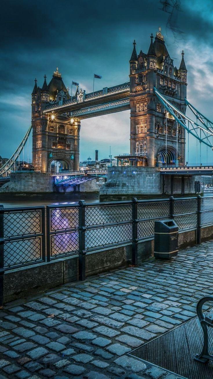 736x1308 Tower Bridge, London Wallpaper. Londen stad, Londen, Reisideeën